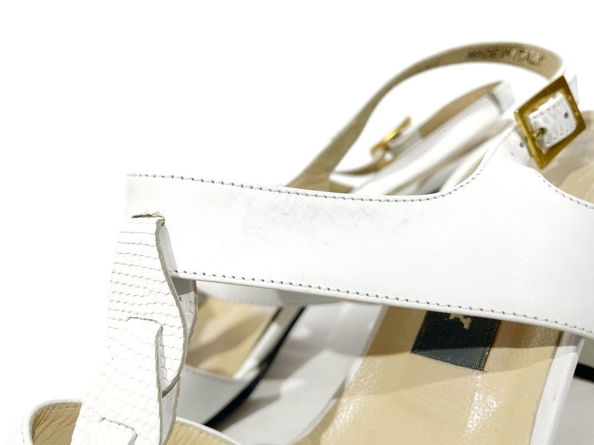 Bally × Designer Bally White Mayenne Made In Italy Sandal Open Toe Size 37 Size US 7 / IT 37 - 10 Thumbnail