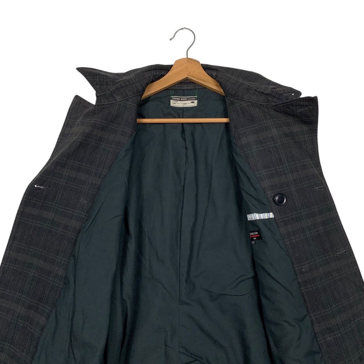 Michel Klein Michel Klein Homme Paris Tartan Double Breasted Coat Size US M / EU 48-50 / 2 - 12 Thumbnail