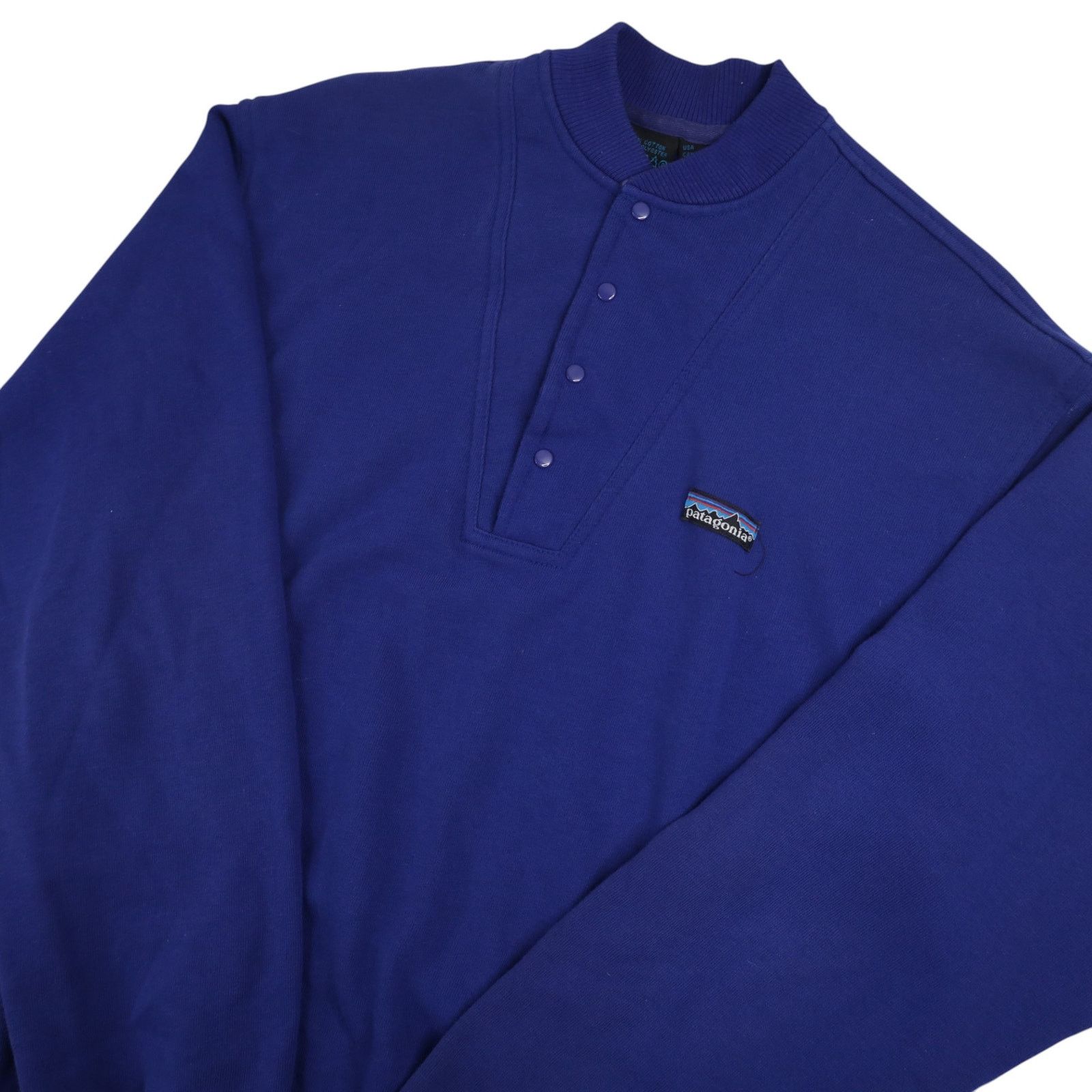 Patagonia × Vintage Vintage Original Patagonia Snap T Sweatshirt Size US L / EU 52-54 / 3 - 2 Thumbnail