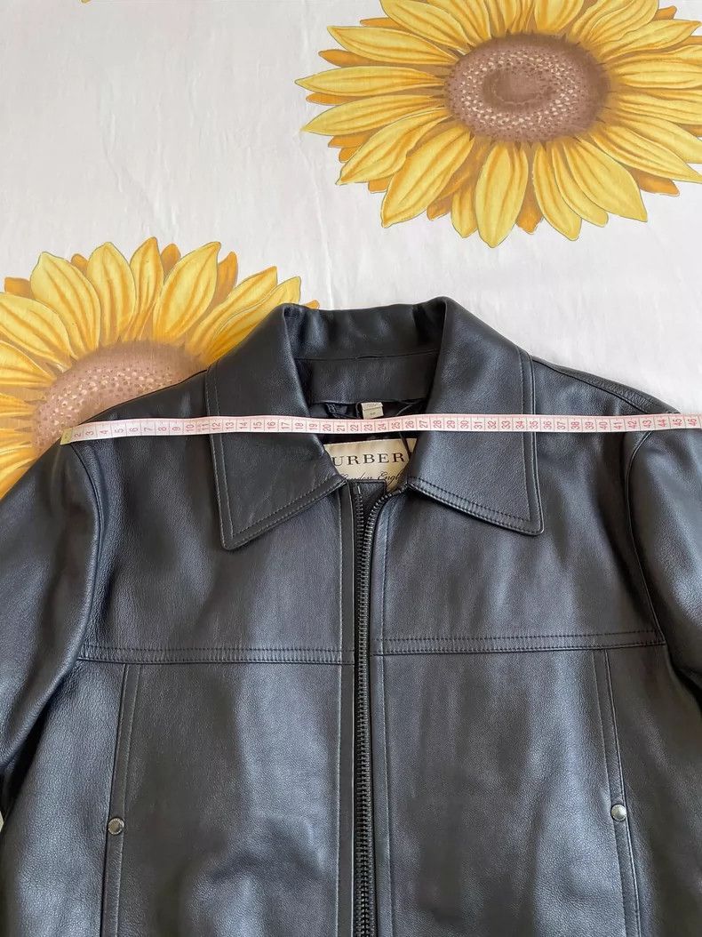 Burberry Burberry Burberry Leather Jacket with Removable Collar-250 Size US L / EU 52-54 / 3 - 5 Thumbnail