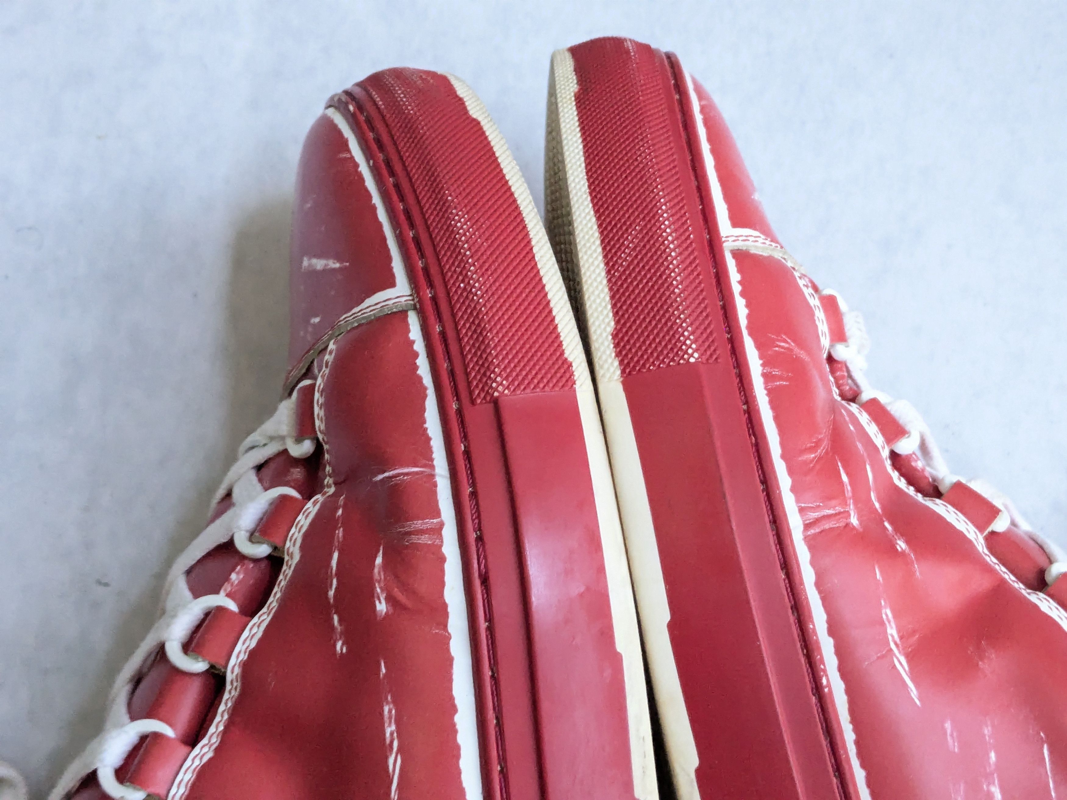 Balenciaga Balenciaga Arena Sneakers Red White 10 High Tops Leather Size US 10 / EU 43 - 6 Thumbnail