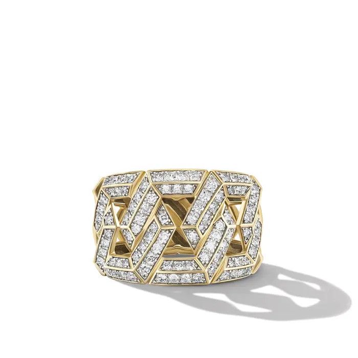 David Yurman o1s1wg111025 R17759D / Size 9 / Ring 18k Yellow Gold in Gold Size ONE SIZE - 1 Thumbnail