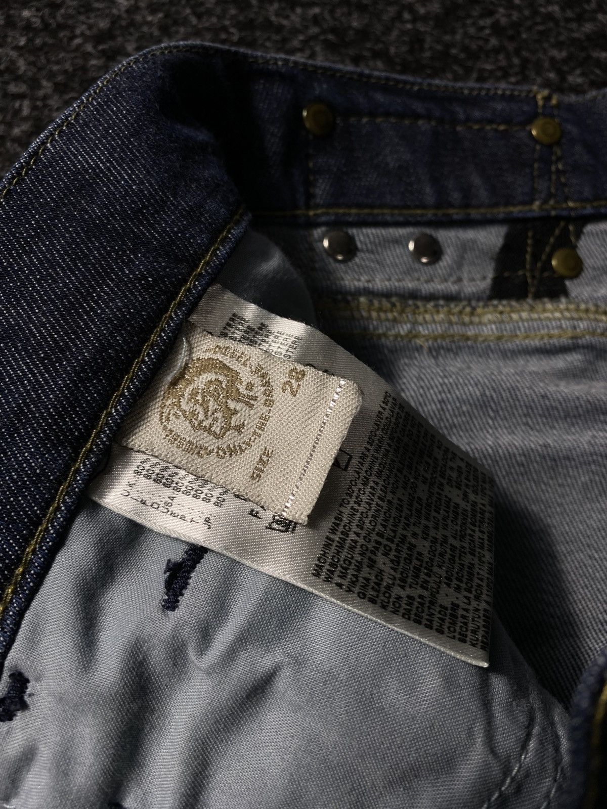 Diesel × If Six Was Nine × Vintage Vintage 90s Y2K Diesel Industry Jeans baggy pants Size 28" / US 6 / IT 42 - 6 Thumbnail