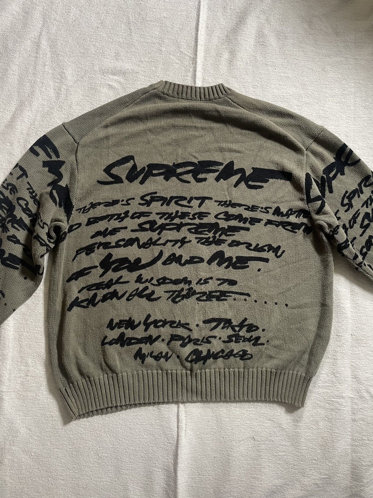 Supreme Yohji Yamamoto Crewneck & good Futura Crewneck