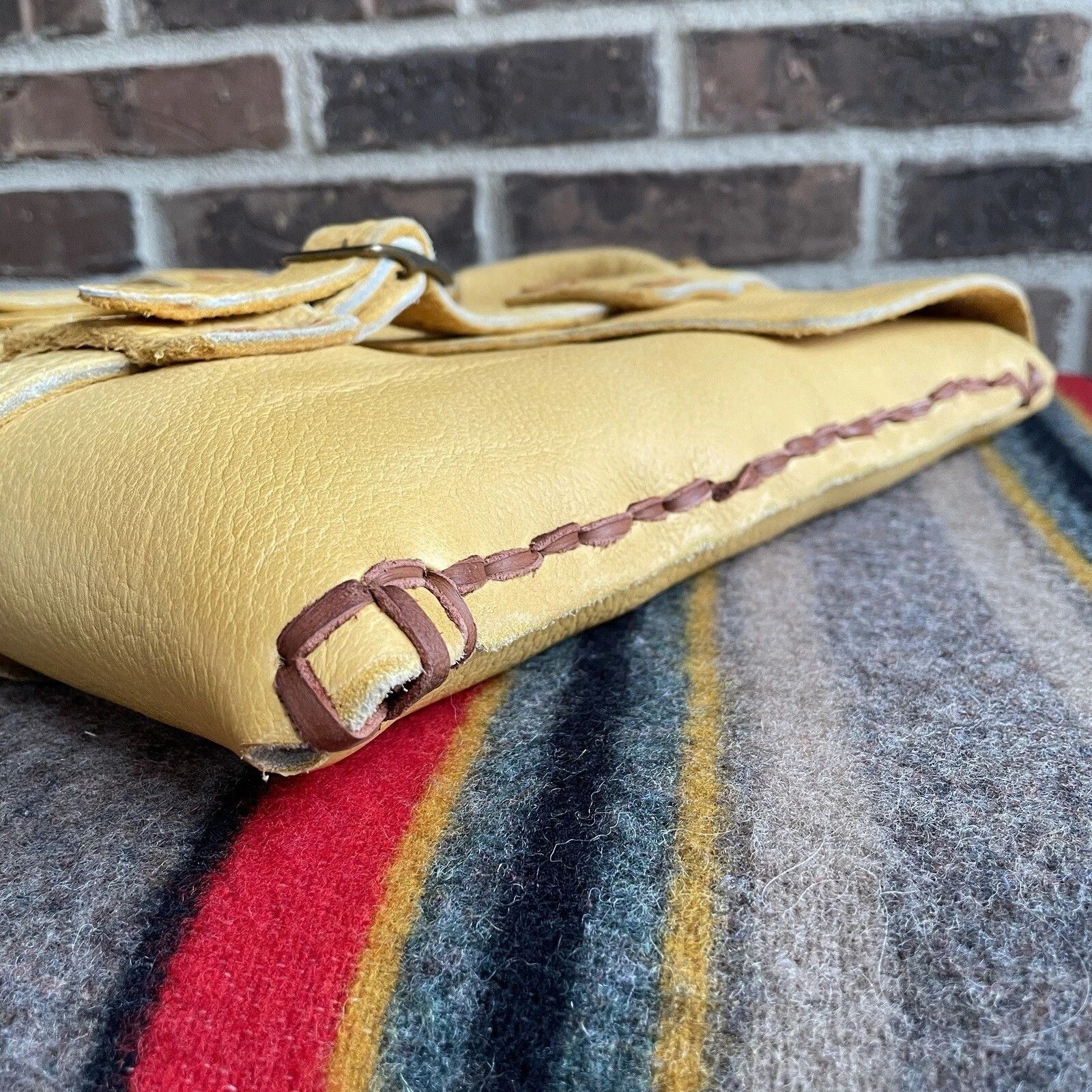 Handmade REEDERANG VINTAGE MOOSE LEATHER MACBOOK BRIEFCASE BAG R$3498 Size ONE SIZE - 9 Thumbnail