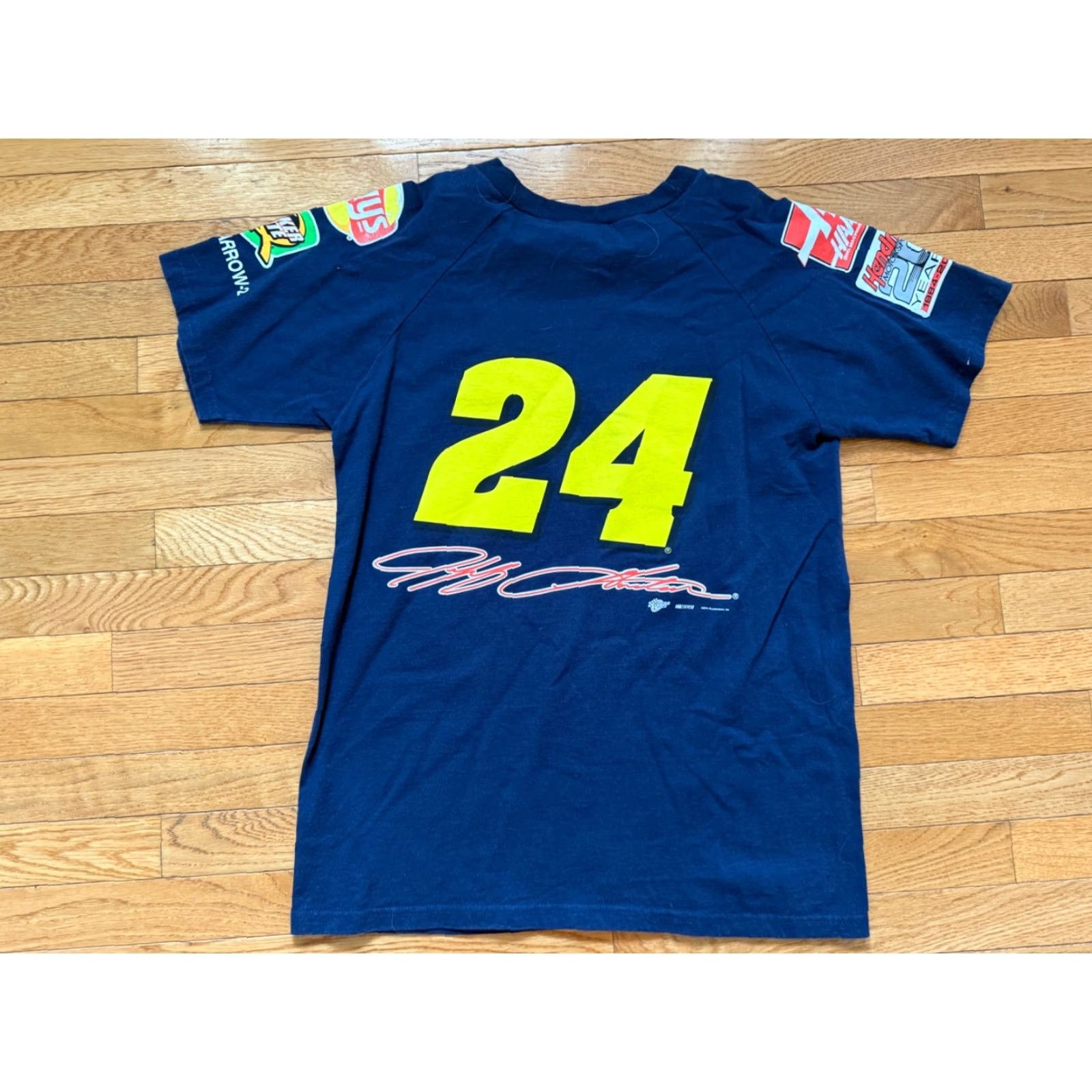 NASCAR VINTAGE Winners Circle NASCAR T-Shirt Men M Blue Double-Sided Graphic Print Jeff Gordon 2000s Racing Cars 90s Theme Size US M / EU 48-50 / 2 - 2 Thumbnail