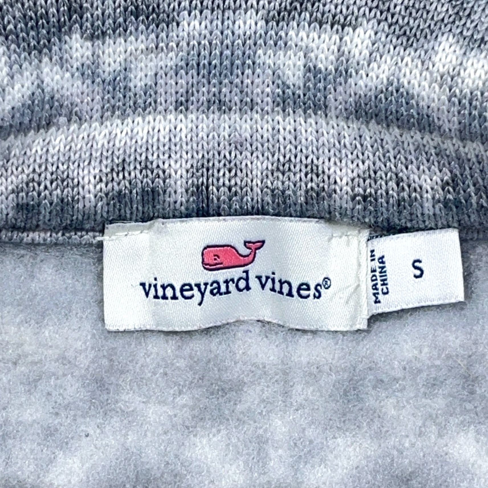 Vineyard Vines Vineyard Vines Sweater Women Small Gray Pullover Quarter Zip Sweatshirt Size S / US 4 / IT 40 - 6 Thumbnail