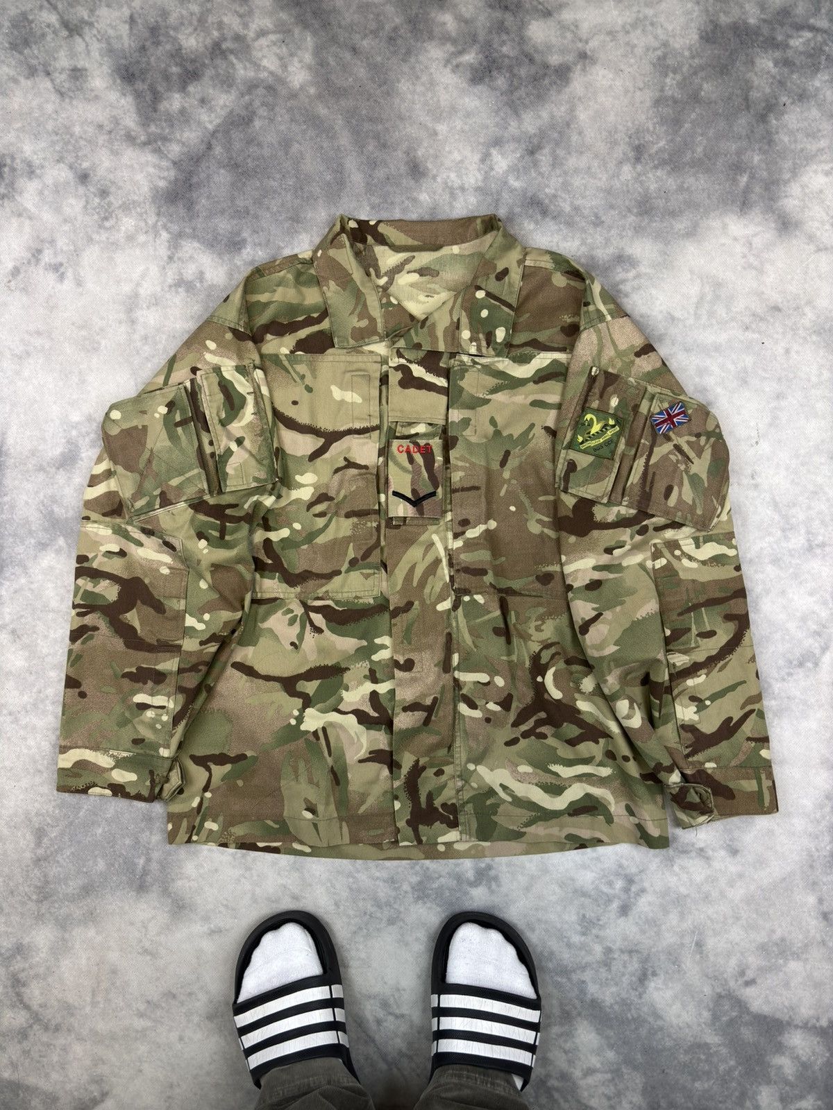 Other Vintage military army corps light jacket camo 90s 00s Size US L / EU 52-54 / 3 - 1 Thumbnail