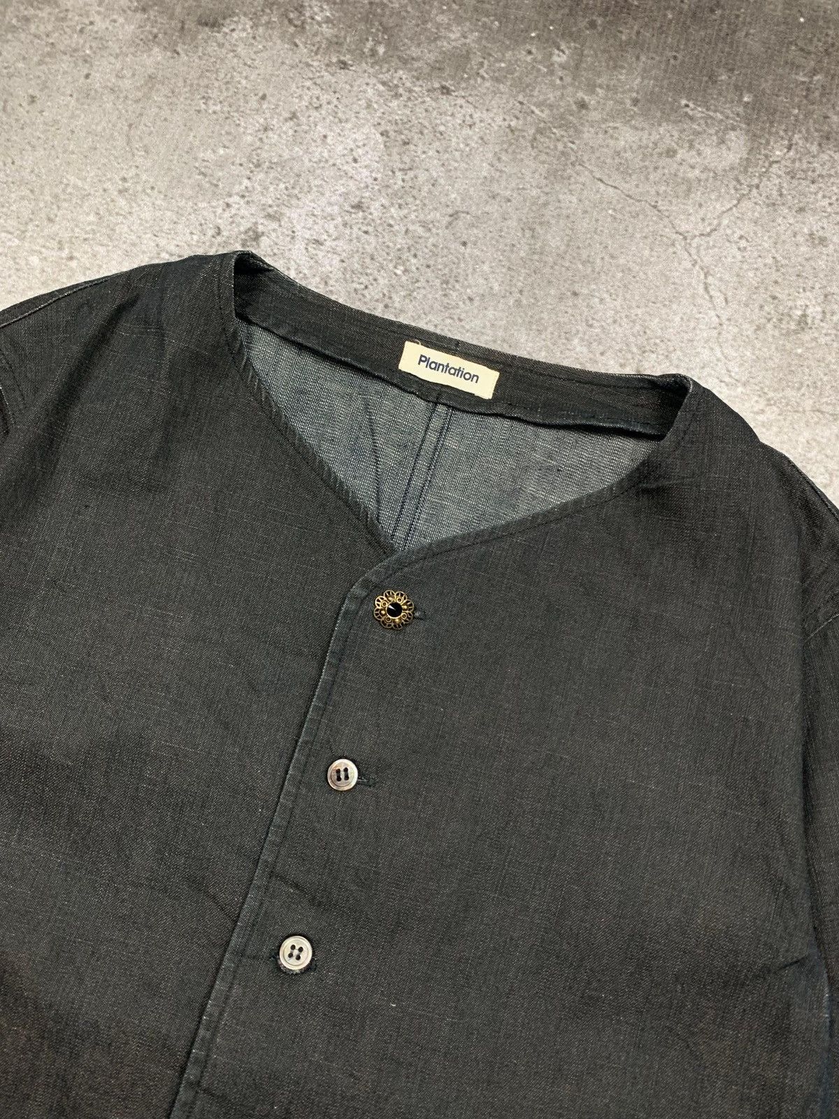 Issey Miyake Plantation By Issey Miyake Button Denim Shirt Size US M / EU 48-50 / 2 - 5 Thumbnail