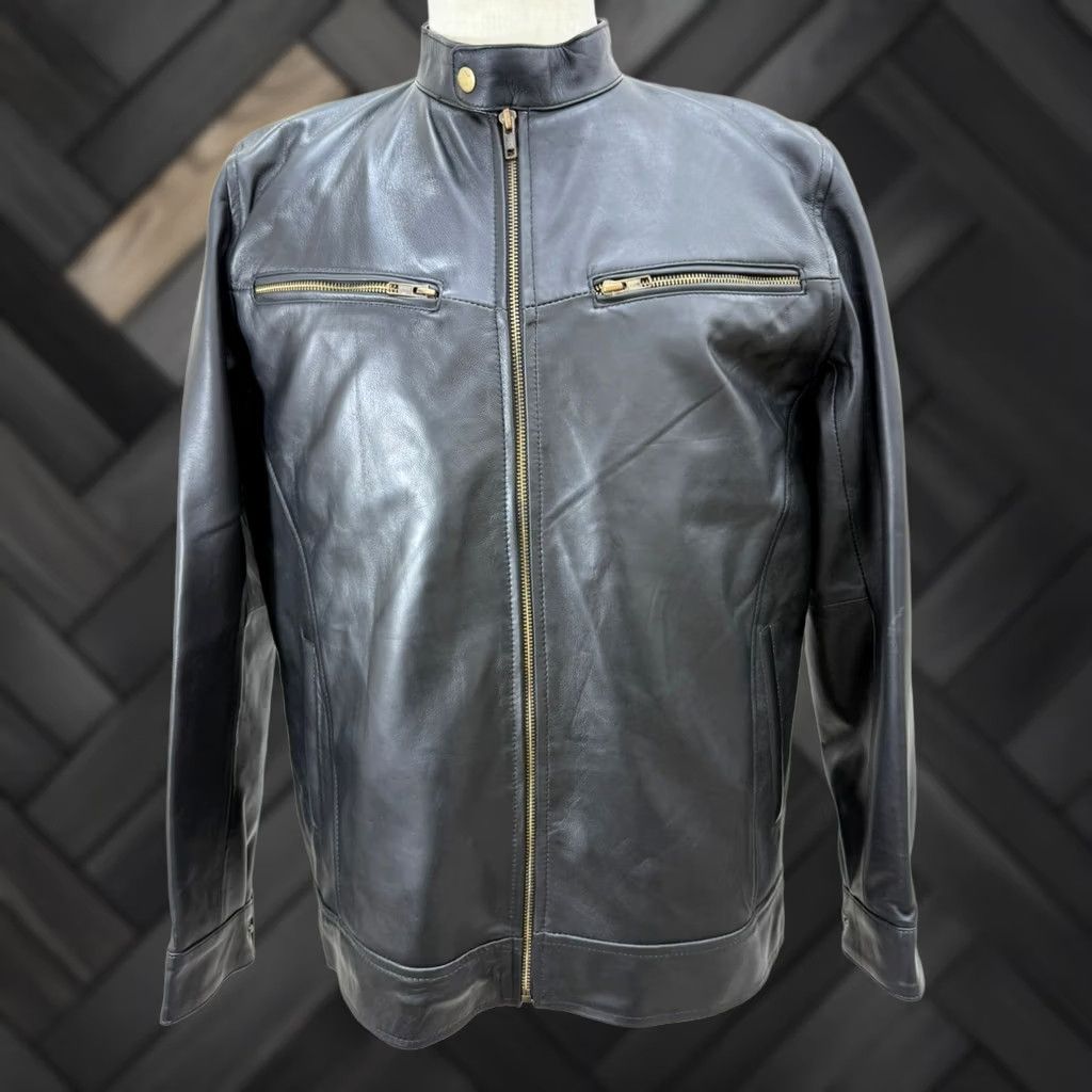 Vintage Italian Genuine Leather Jacket Premium Soft Black Size L Men's Size US L / EU 52-54 / 3 - 1 Thumbnail