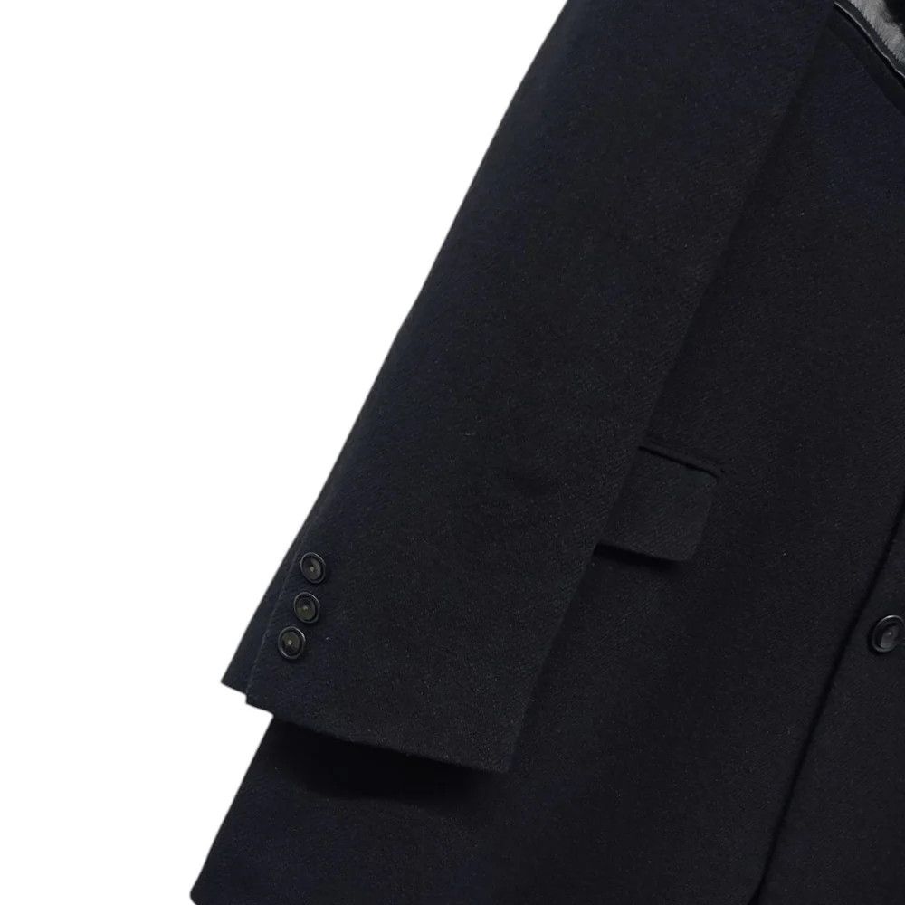 Yohji Yamamoto Yohji Yamamoto pour homme/ Cut-off design leather jacket Size US XL / EU 56 / 4 - 7 Thumbnail
