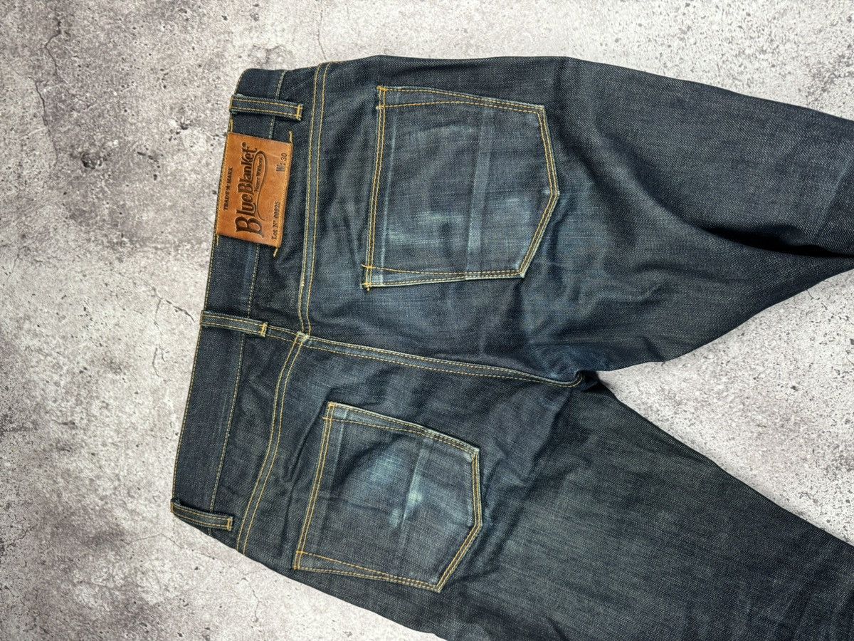 Blue Blanket Vintage BLUE BLANKET Distressed Japanese Jeans Selvage Faded Size US 30 / EU 46 - 8 Thumbnail