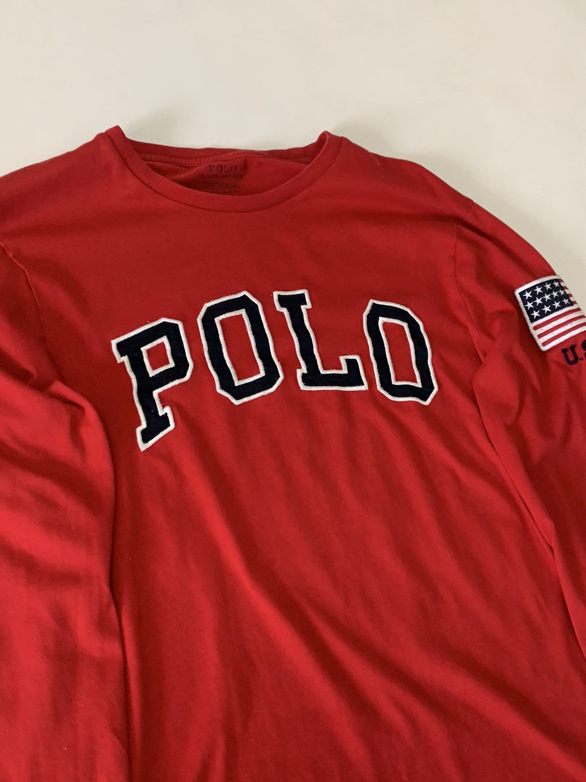 Polo Ralph Lauren × Vintage POLO RALPH LAUREN Long Sleeve T-Shirt Embroidered USA Size US S / EU 44-46 / 1 - 2 Thumbnail