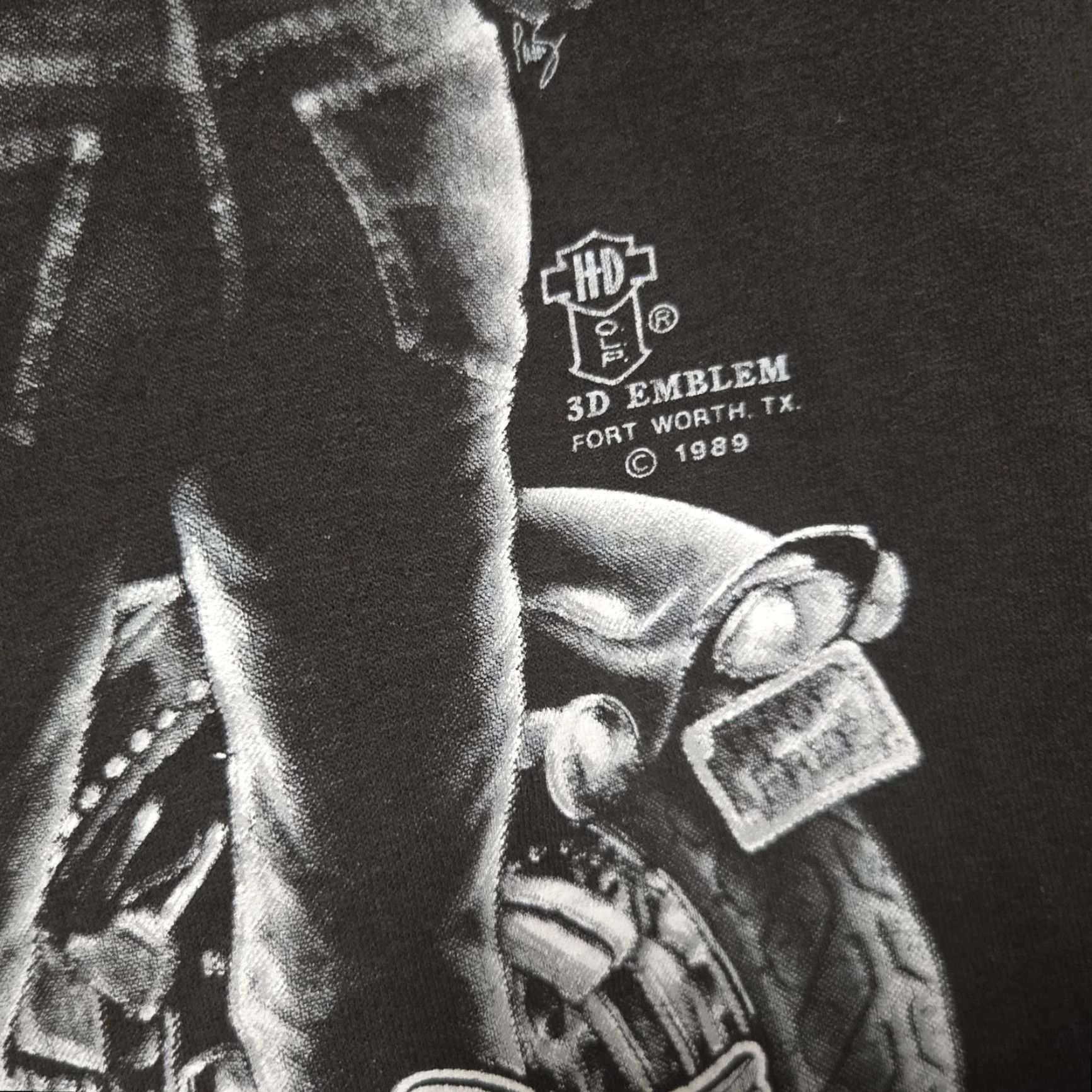 Harley Davidson VINTAGE Harley-Davidson 3D Emblem T-Shirt Medium Unisex Adults Black Short Sleeve Crew Neck Bike Week 90s Beach Motorcycle Daytona Beach Size US M / EU 48-50 / 2 - 4 Thumbnail