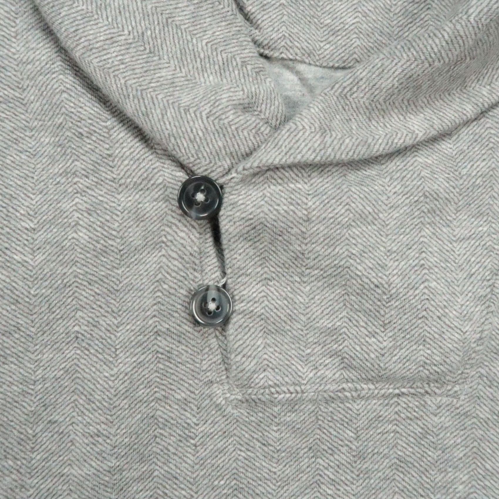 Polo Ralph Lauren VINTAGE Polo Ralph Lauren Sweater Mens 2XL Gray Shawl Collar Herringbone Jumper Button Shirt? Size US XXL / EU 58 / 5 - 4 Thumbnail