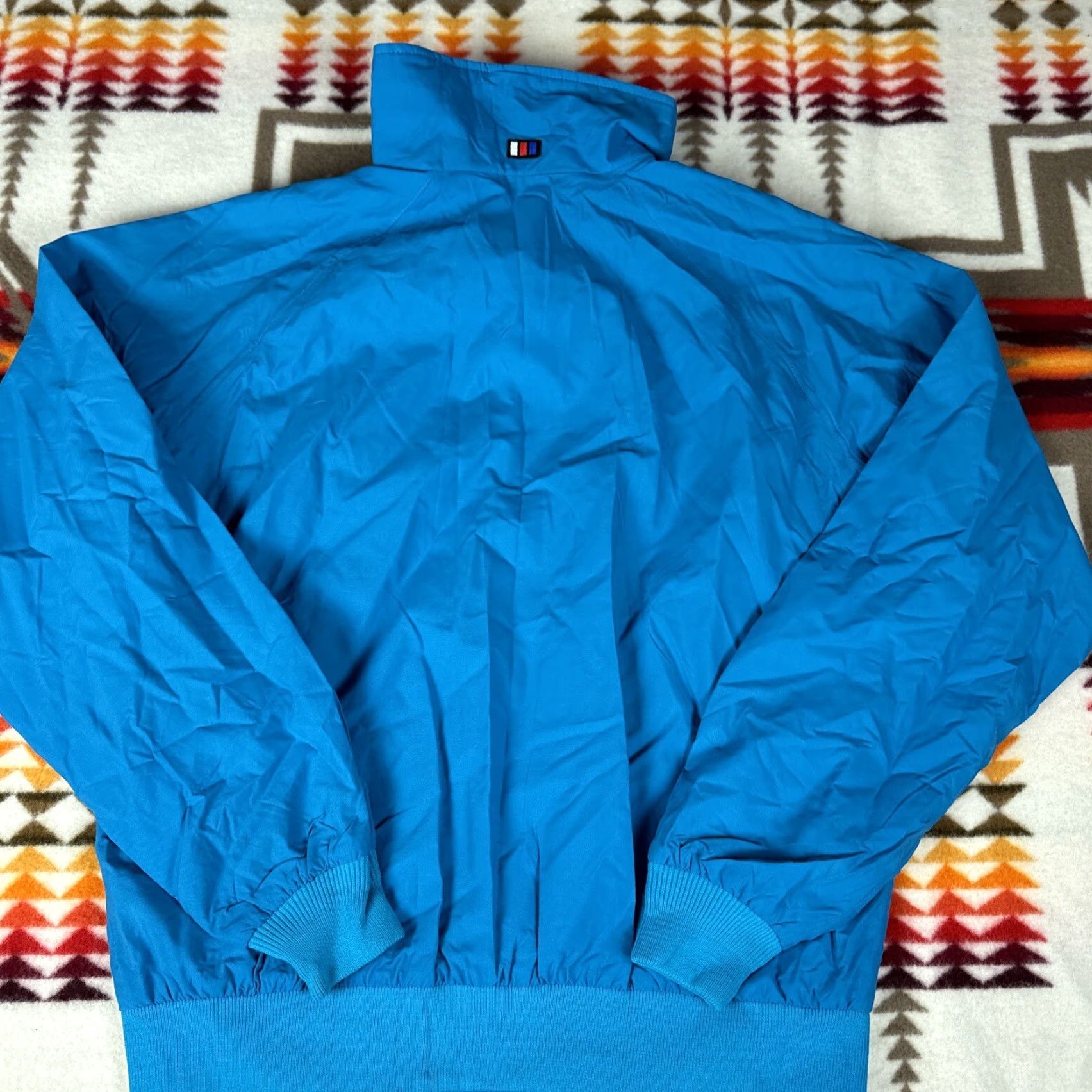 Helly Hansen VINTAGE Helly Hansen Helly Tech Bomber Windbreaker Jacket L Teal Aqua Mens Blue Size US L / EU 52-54 / 3 - 6 Thumbnail