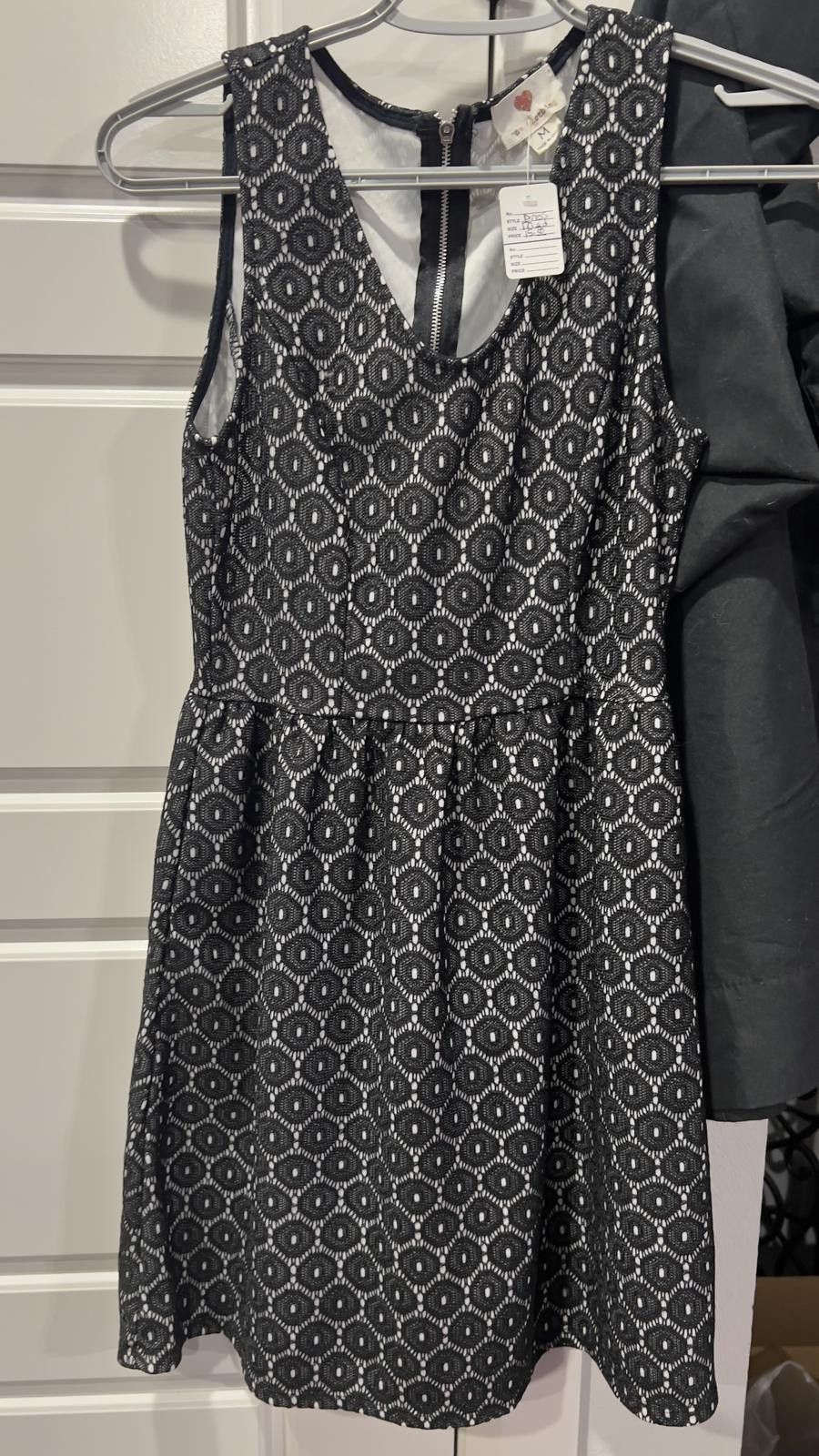 Other Chic Black and White A-Line Dress - Size M by TRE Clothing Size M / US 6-8 / IT 42-44 - 1 Thumbnail