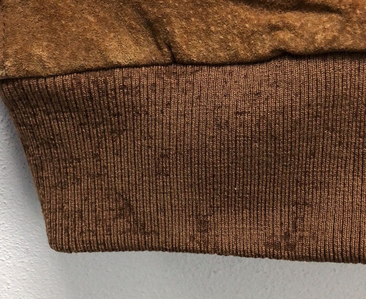 Japanese Brand Shuhei Ogawa Brown Leather Bomber Jacket - Made in Japan Size US M / EU 48-50 / 2 - 13 Thumbnail