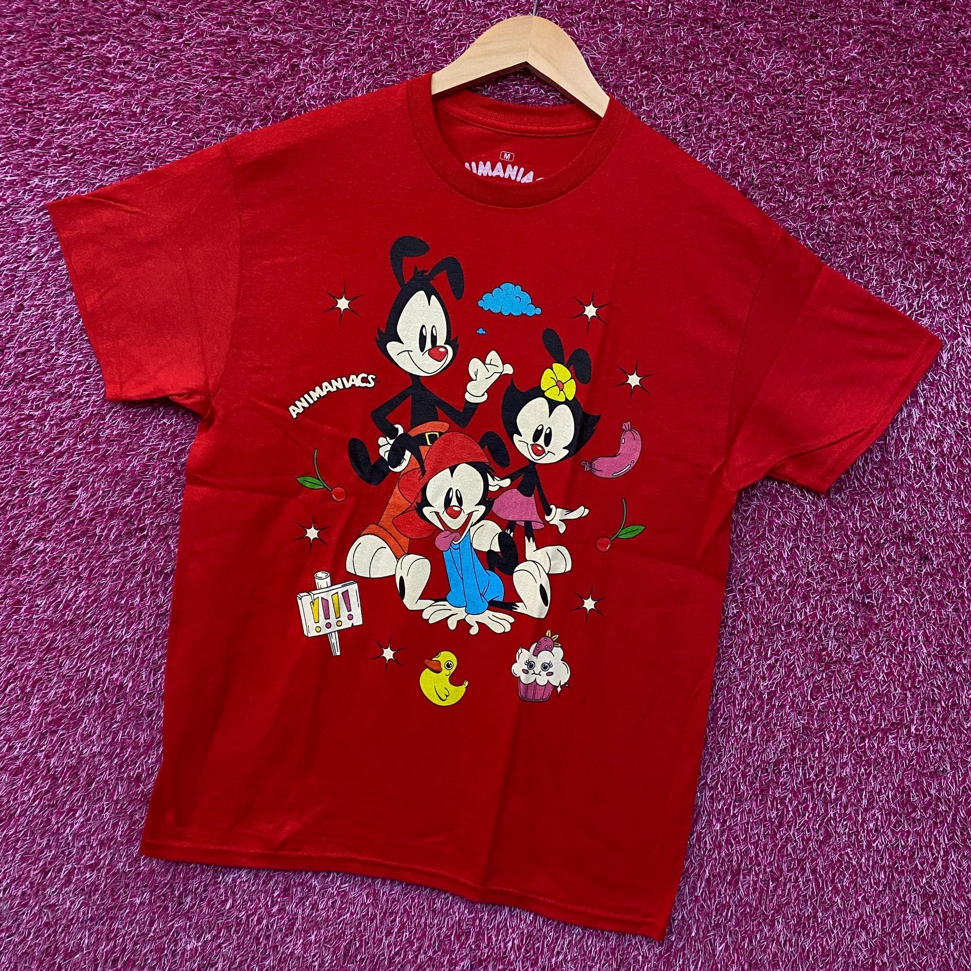 Ripple Junction Animaniacs Warner Siblings Characters Graphic T-Shirt Medium Size US M / EU 48-50 / 2 - 3 Thumbnail