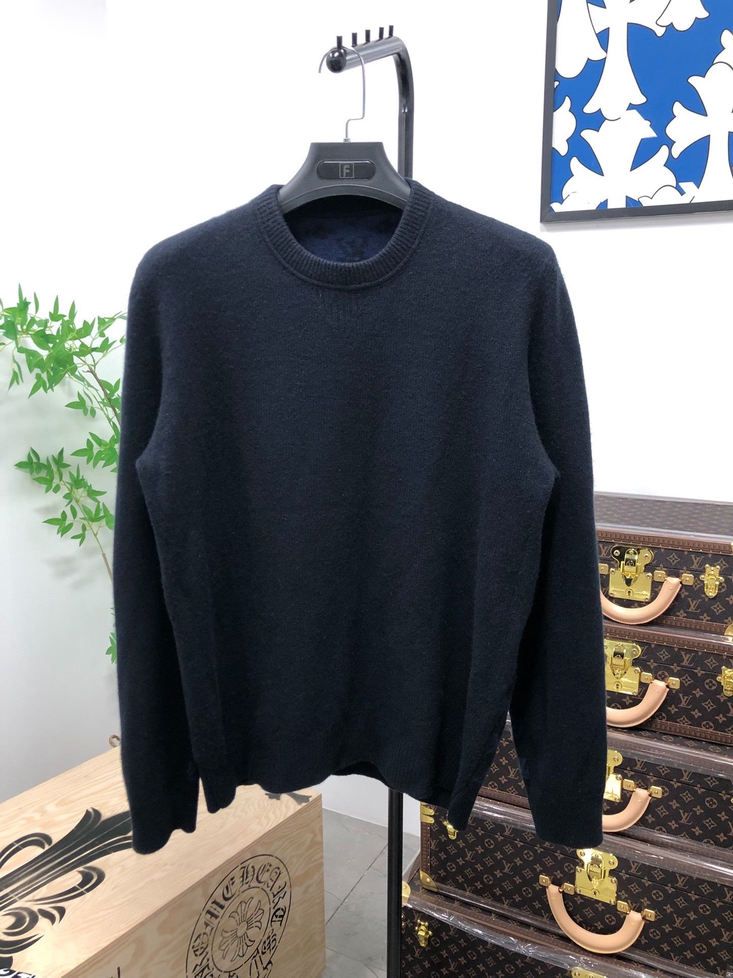 Louis Vuitton Louis Vuitton Monogram Cashmere Sweater US M Size US M / EU 48-50 / 2 - 1 Thumbnail