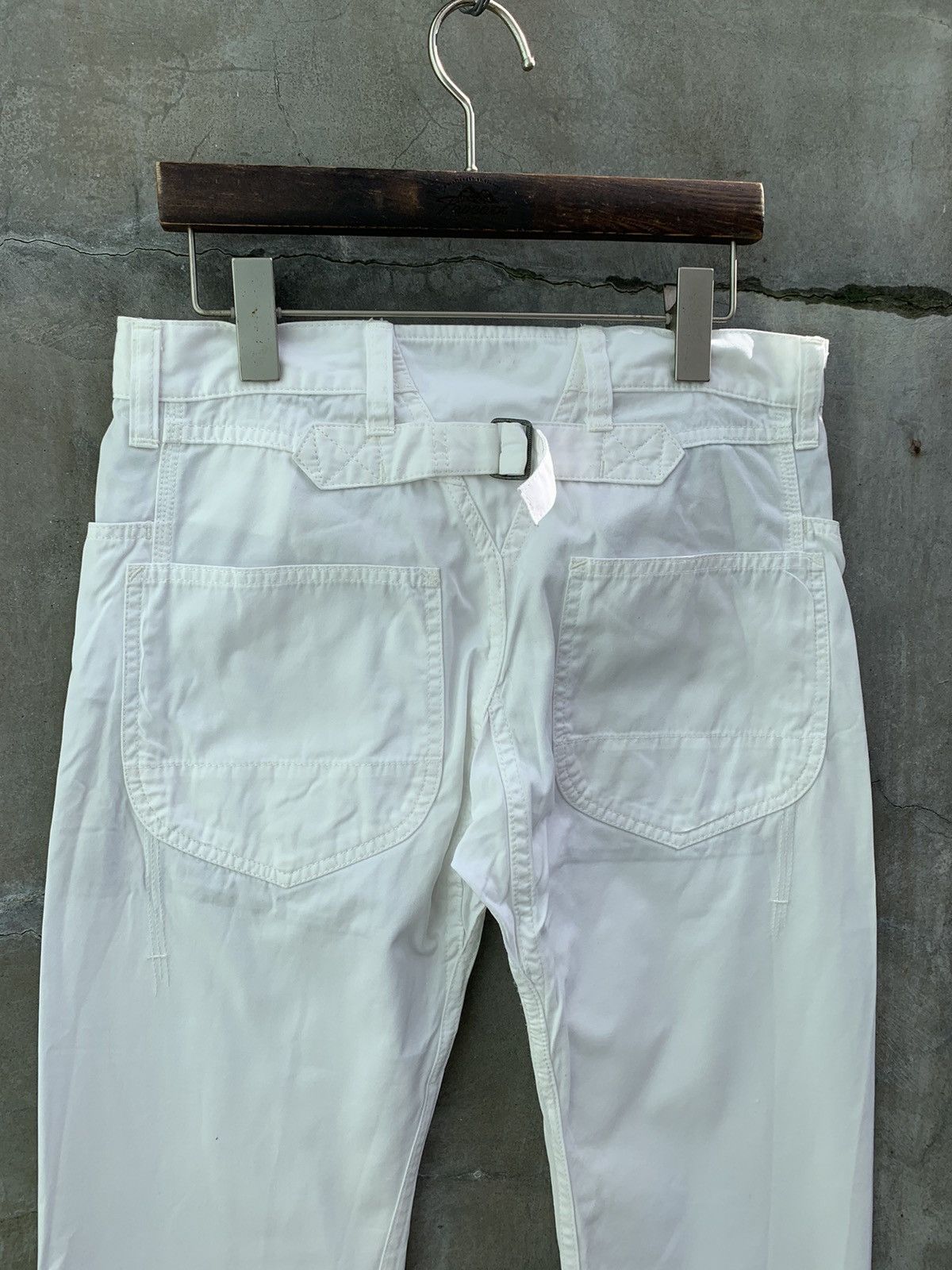 Junya Watanabe Cinch Back White Trousers Size US 30 / EU 46 - 5 Thumbnail