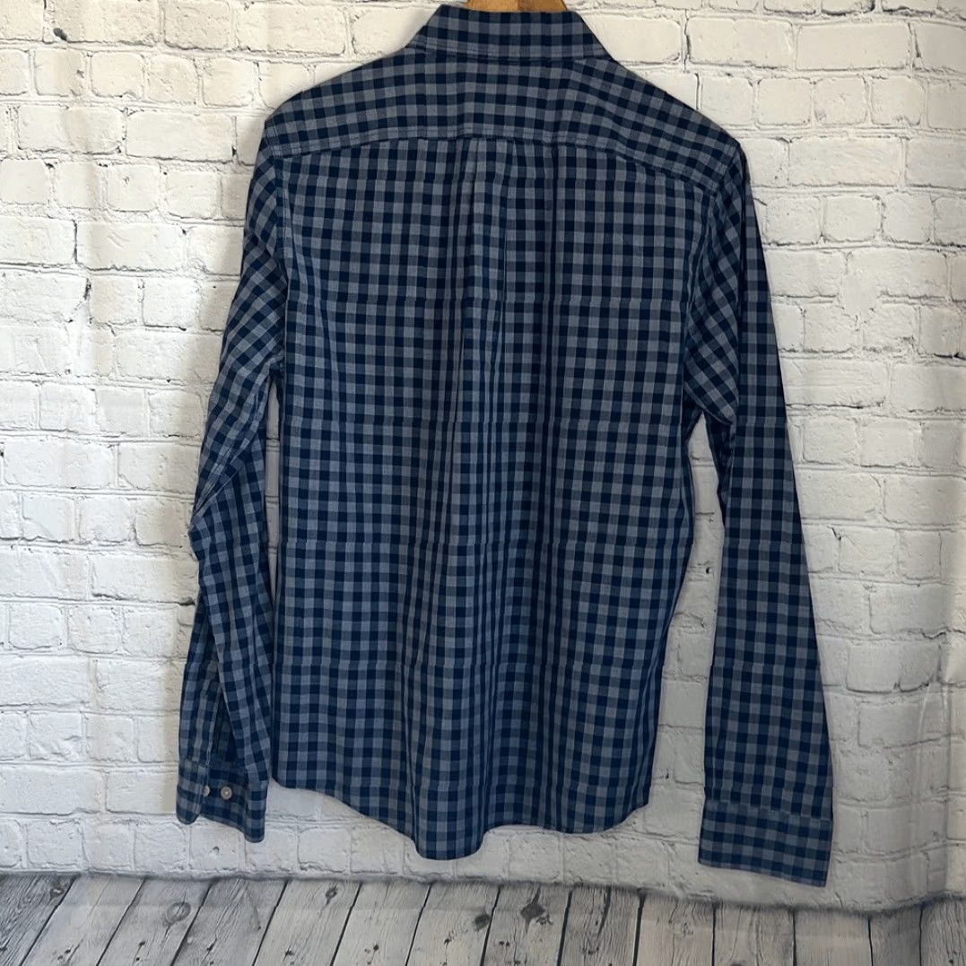 Abercrombie & Fitch Abercrombie & Fitch Mens Blue Checked Long Sleeve Muscle Shirt M Medium Size US M / EU 48-50 / 2 - 4 Thumbnail