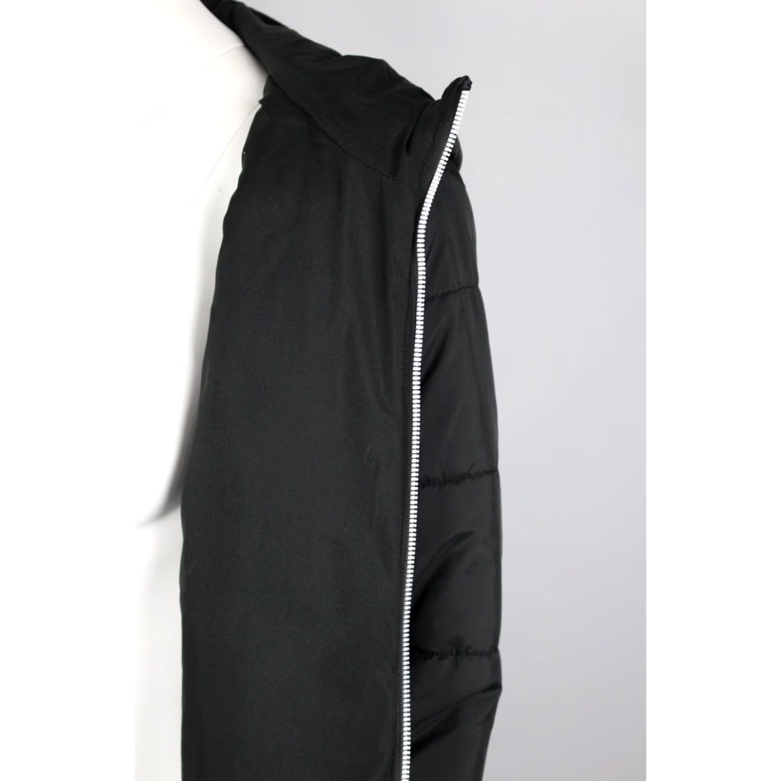 New Balance New Balance Women's Long Puffer Jacket Fleece Lined Hooded Insulated L Black Size L / US 10 / IT 46 - 4 Thumbnail