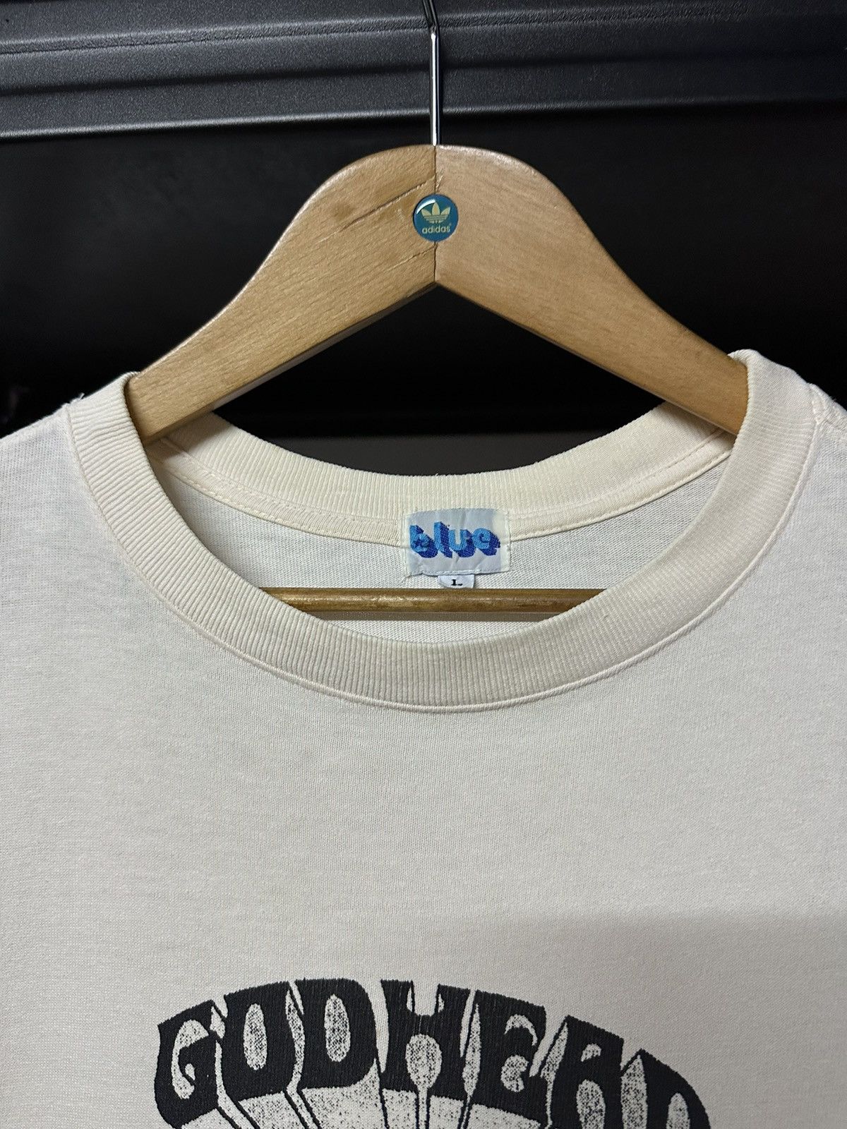 Jimi Hendrix × Vintage Rare Vintage Blue Jimi Hendrix Godhead Tee Size US L / EU 52-54 / 3 - 6 Thumbnail
