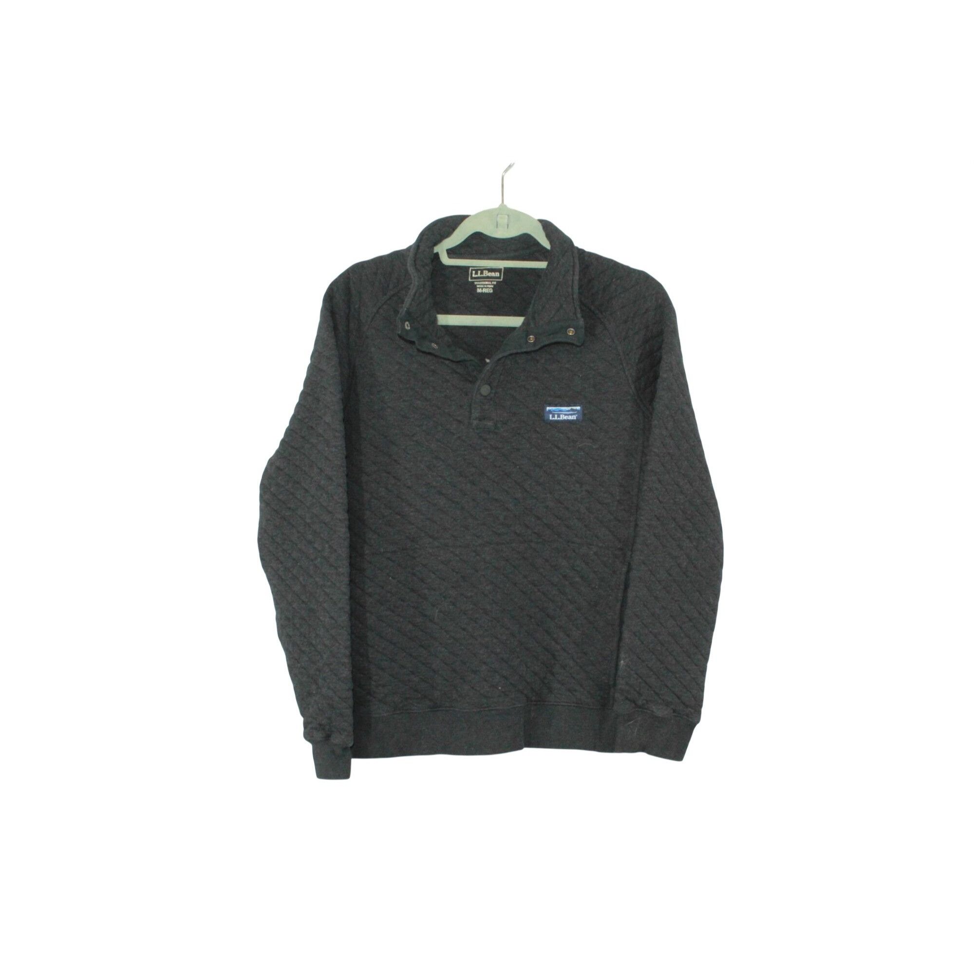 L.L. Bean LL Bean Men's Quilted Sweatshirt Mockneck Size US M / EU 48-50 / 2 - 1 Thumbnail
