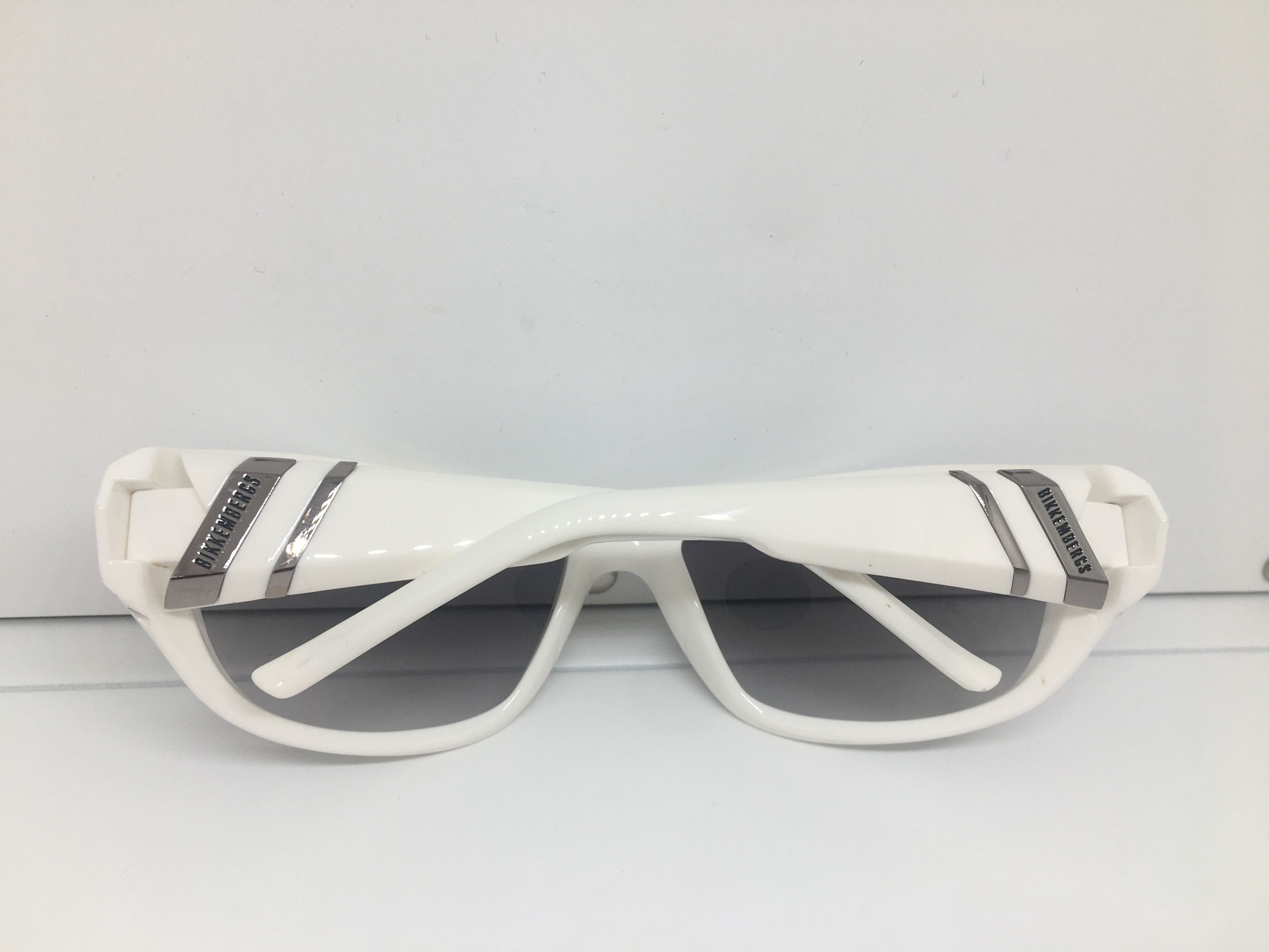Other BIKKEMBERGS WHITE Wrapped Sunglasses Frame Size ONE SIZE - 11 Thumbnail