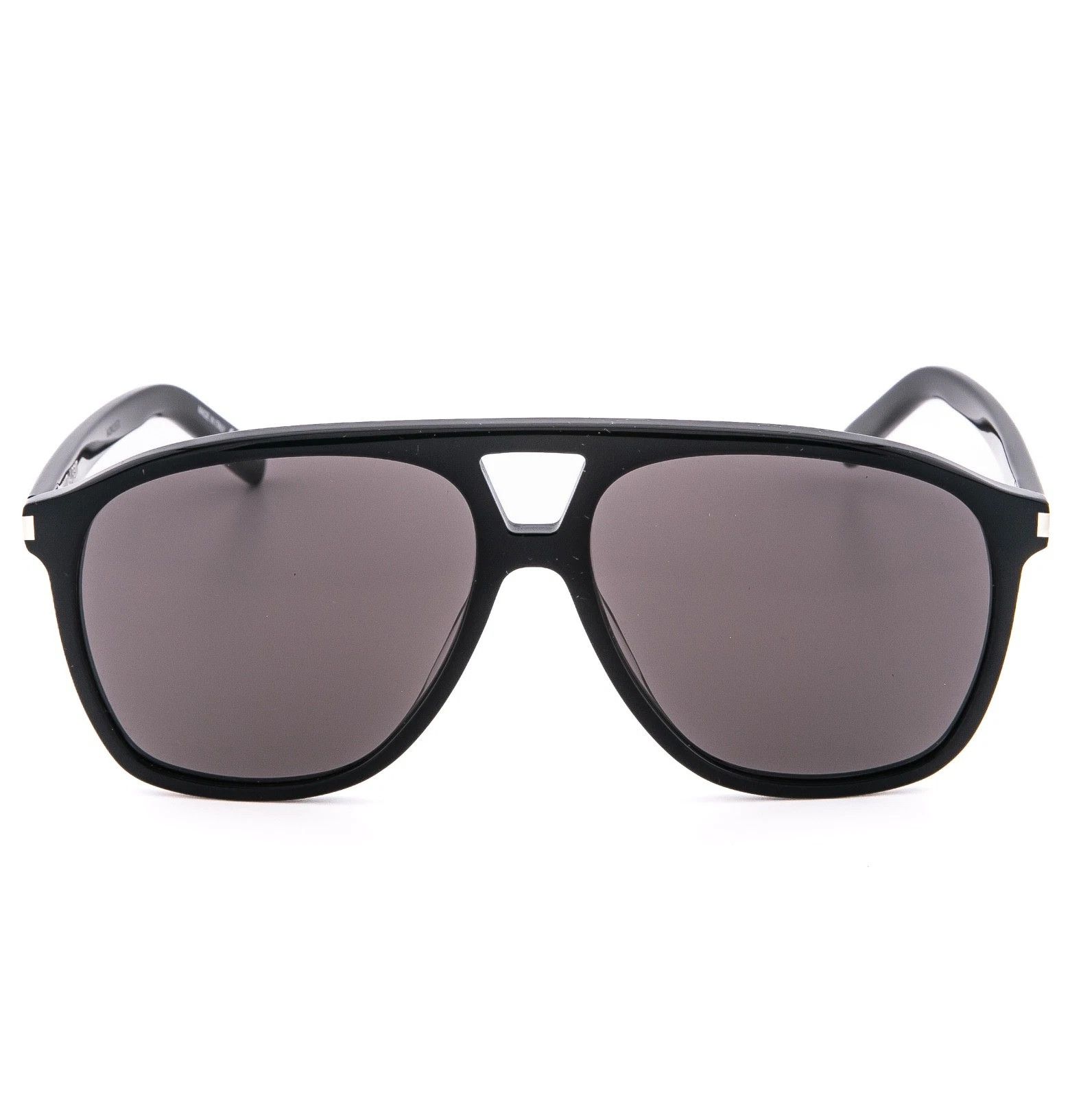 Saint Laurent Paris SAINT LAURENT DUNE SL 596 SL596 Black Aviator Sunglasses 001 Size ONE SIZE - 4 Thumbnail