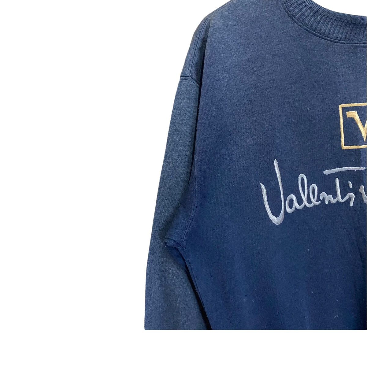 Vintage Vintage 90s Valentino Rudy Big Logo Crewneck Sweatshirt Size US S / EU 44-46 / 1 - 8 Thumbnail