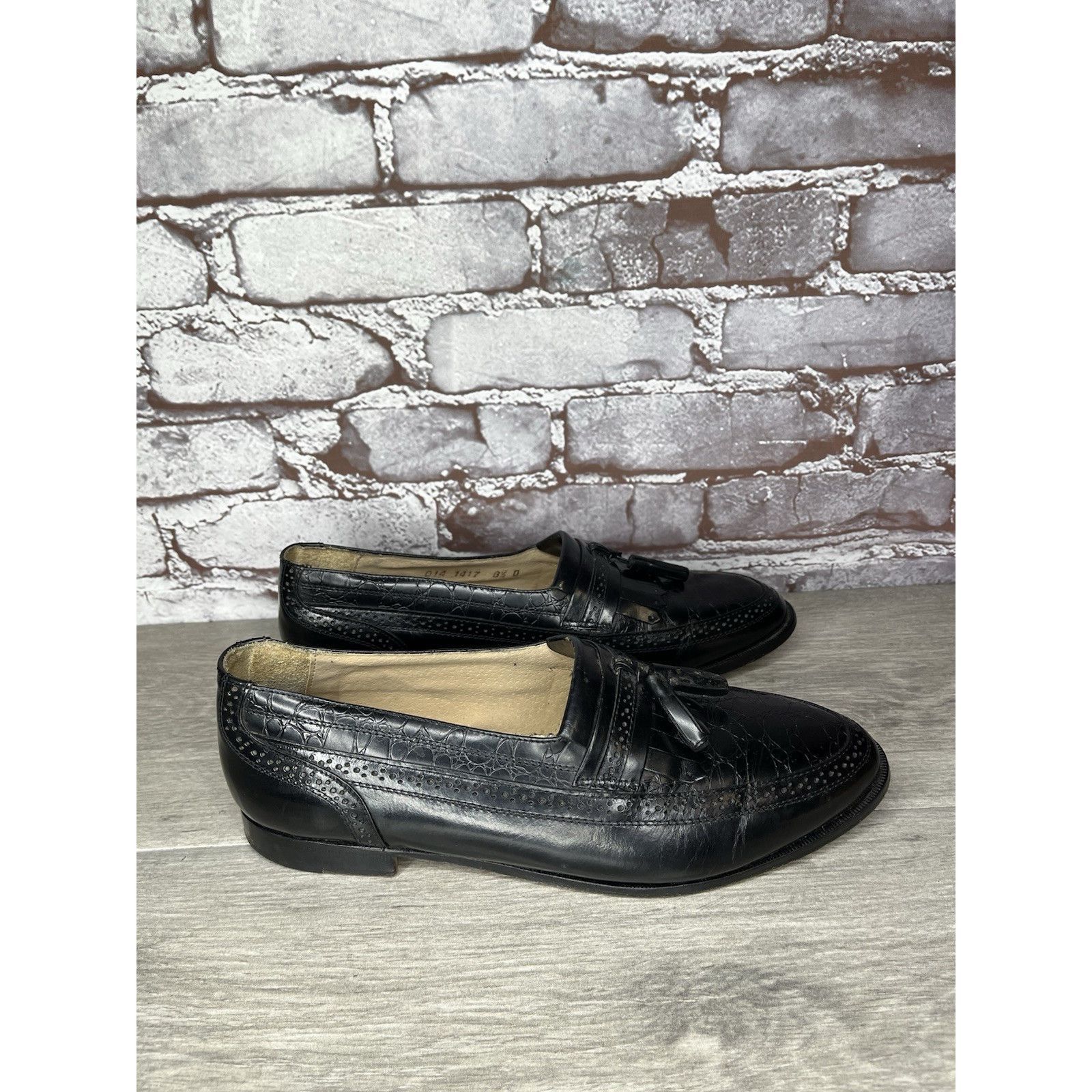 Towncraft Townscraft Black Leather Tassel Loafer Slip On Dress Shoes M Size US 8.5 / EU 41-42 - 14 Thumbnail