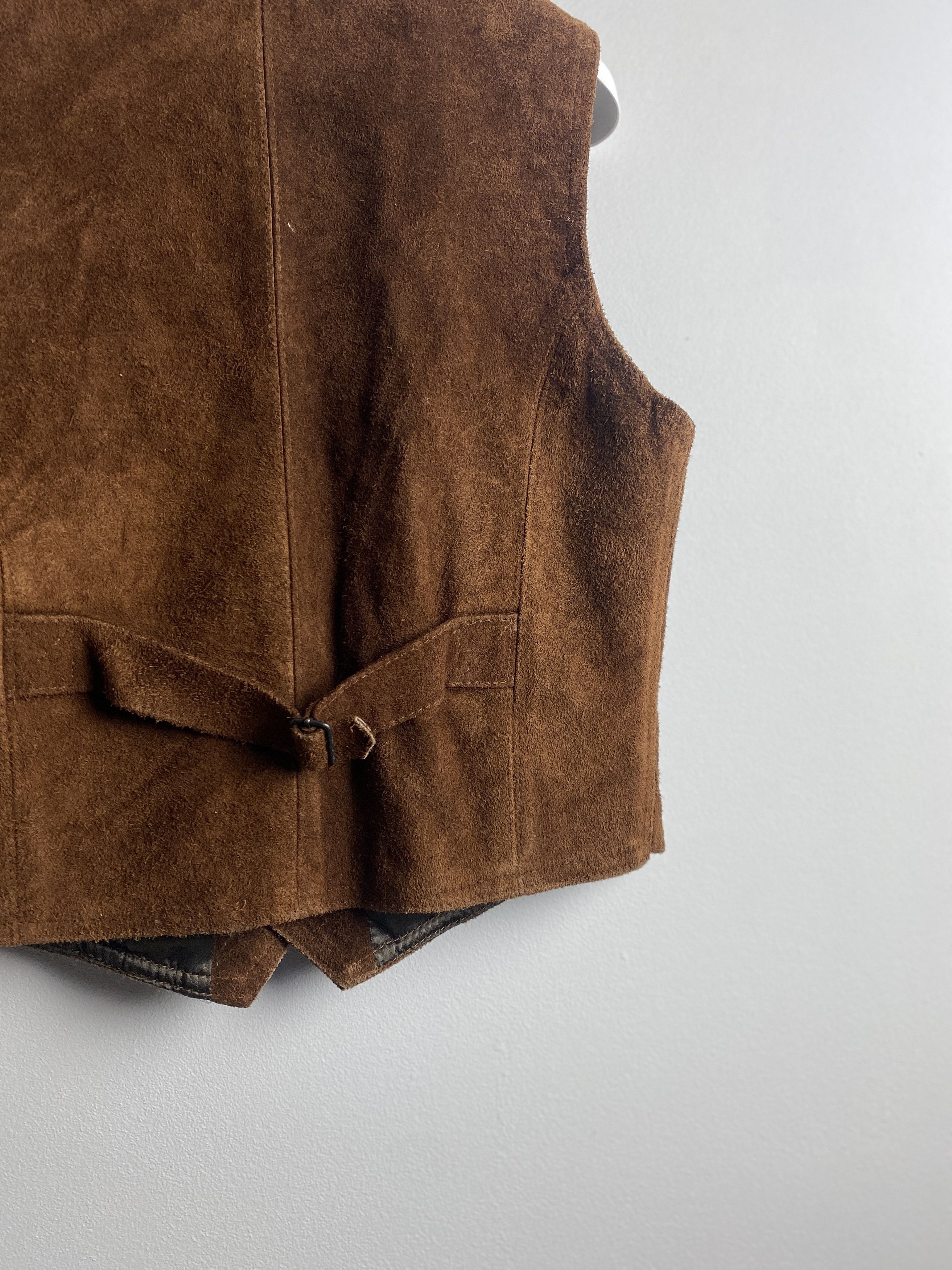 Leather × Vintage Vintage leather vest jacket Size US S / EU 44-46 / 1 - 4 Thumbnail