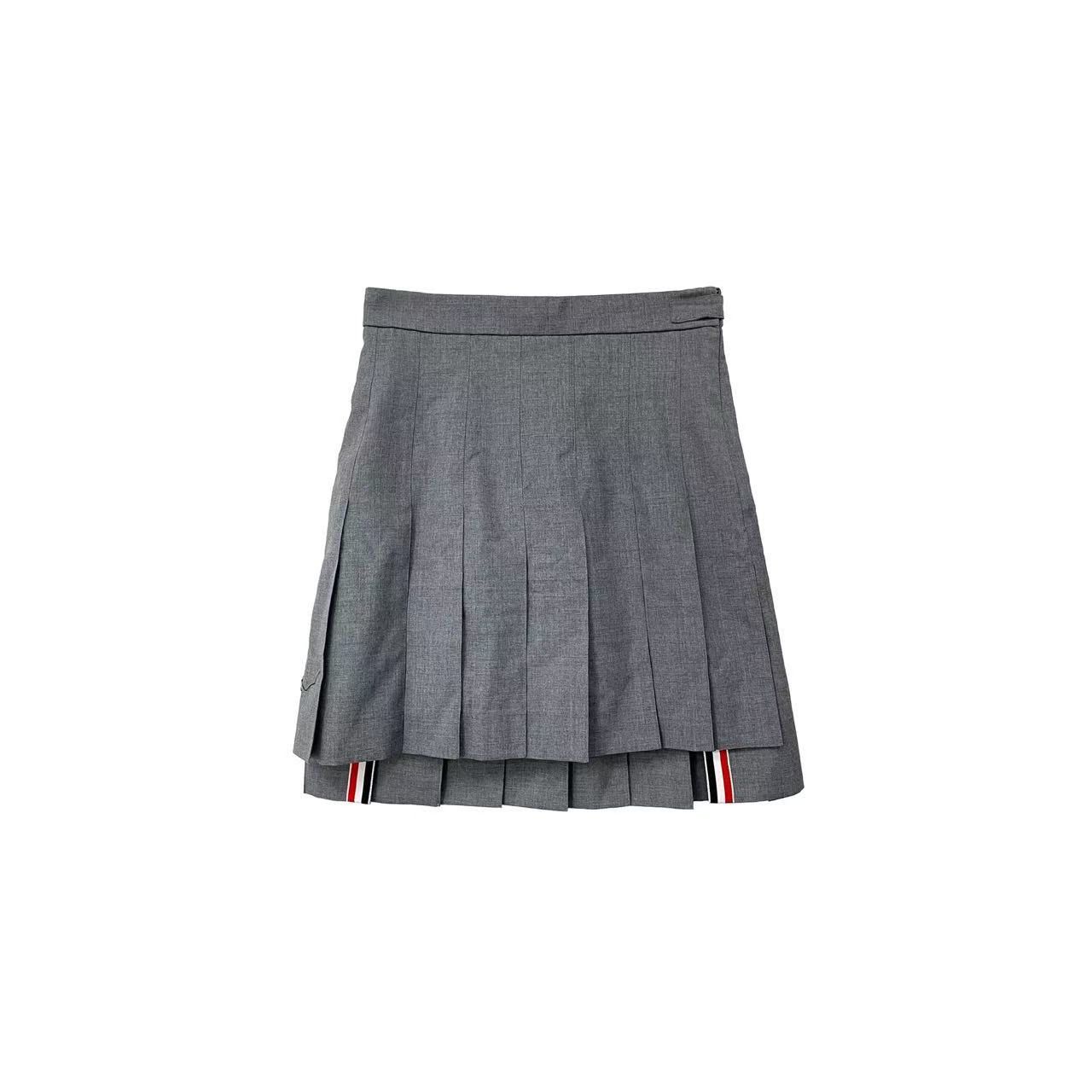Thom Browne Thom Browne Pleated Mini Skirt Size 30" / US 8 / IT 44 - 1 Thumbnail