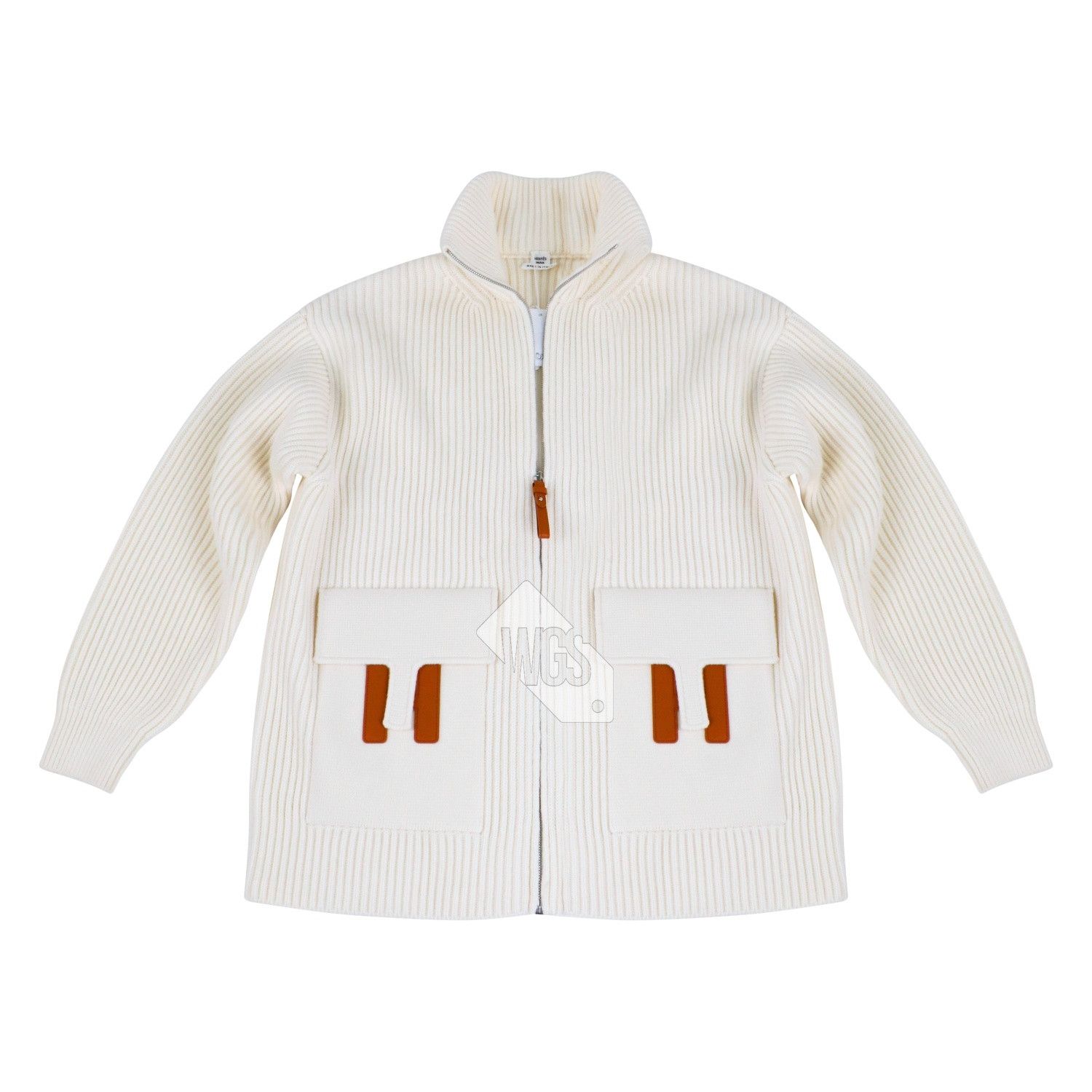 Hermes Hermes H Wool knit jacket Blanc Naturel Size 36 Size XS / US 0-2 / IT 36-38 - 6 Thumbnail