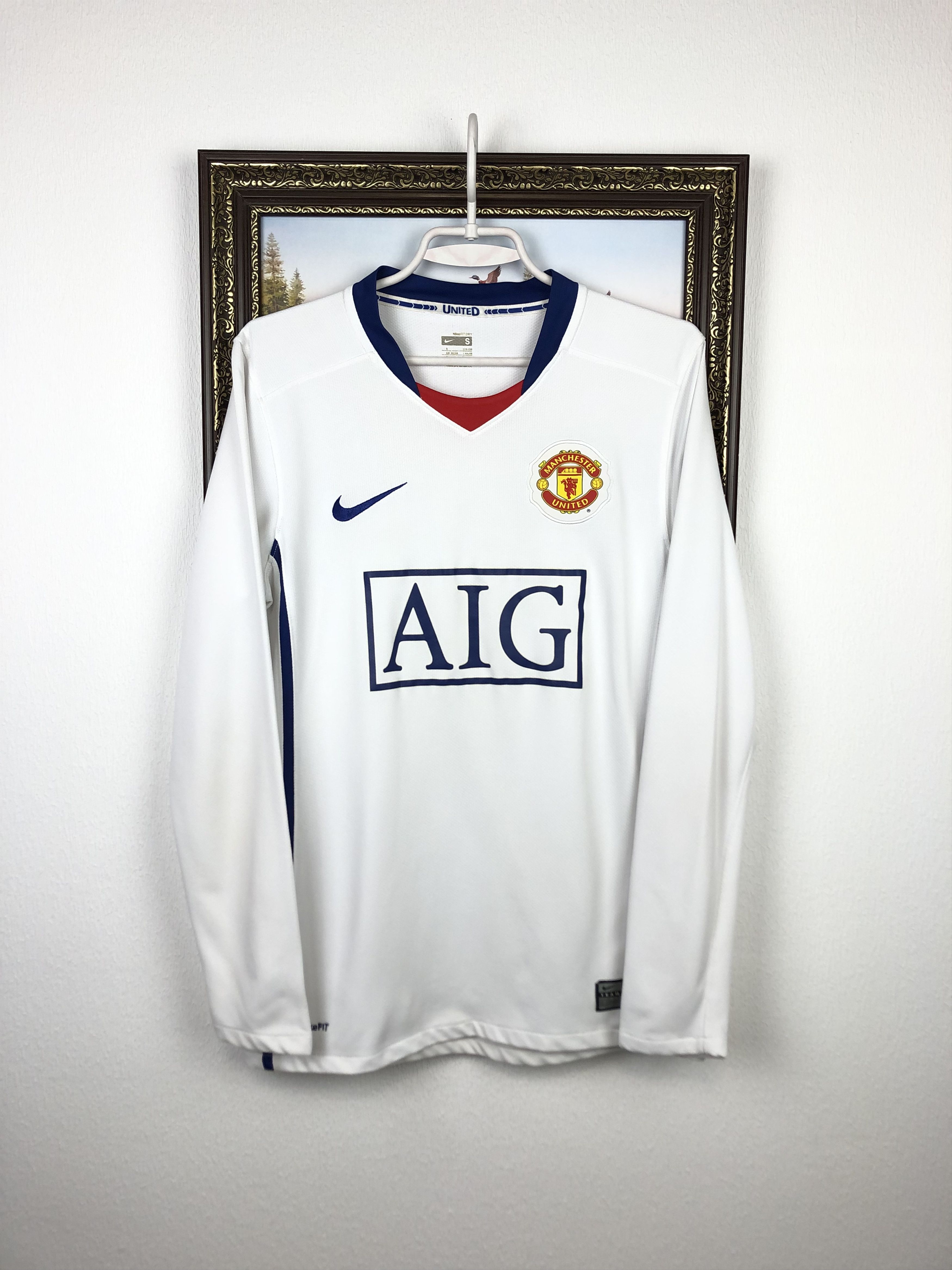Nike × Vintage Manchester United football shirt Soccer Long Sleeve Jersey Size US S / EU 44-46 / 1 - 1 Thumbnail