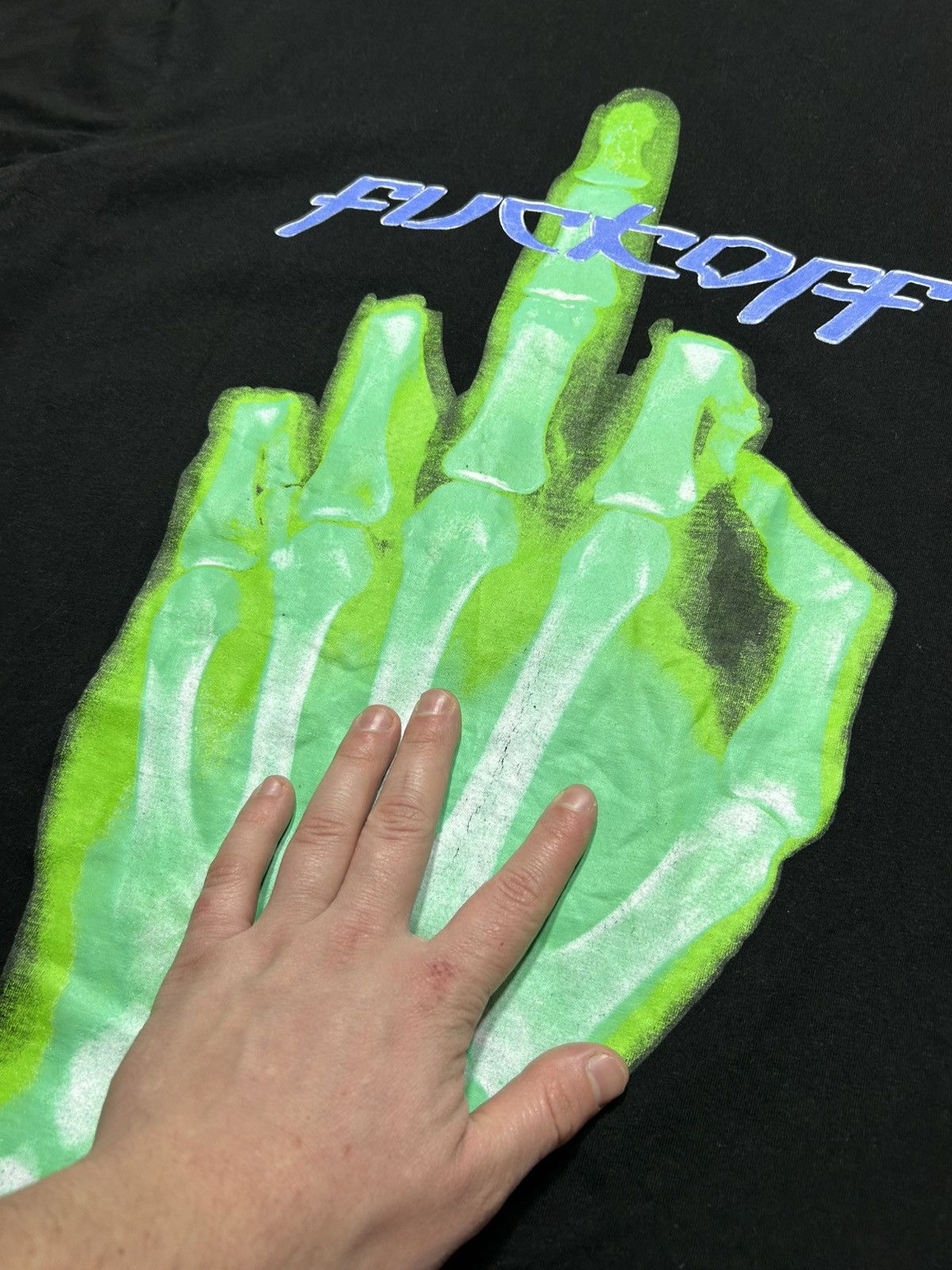 Vintage Hype Fuckoff Big Logo T-Shirt Size US M / EU 48-50 / 2 - 5 Thumbnail