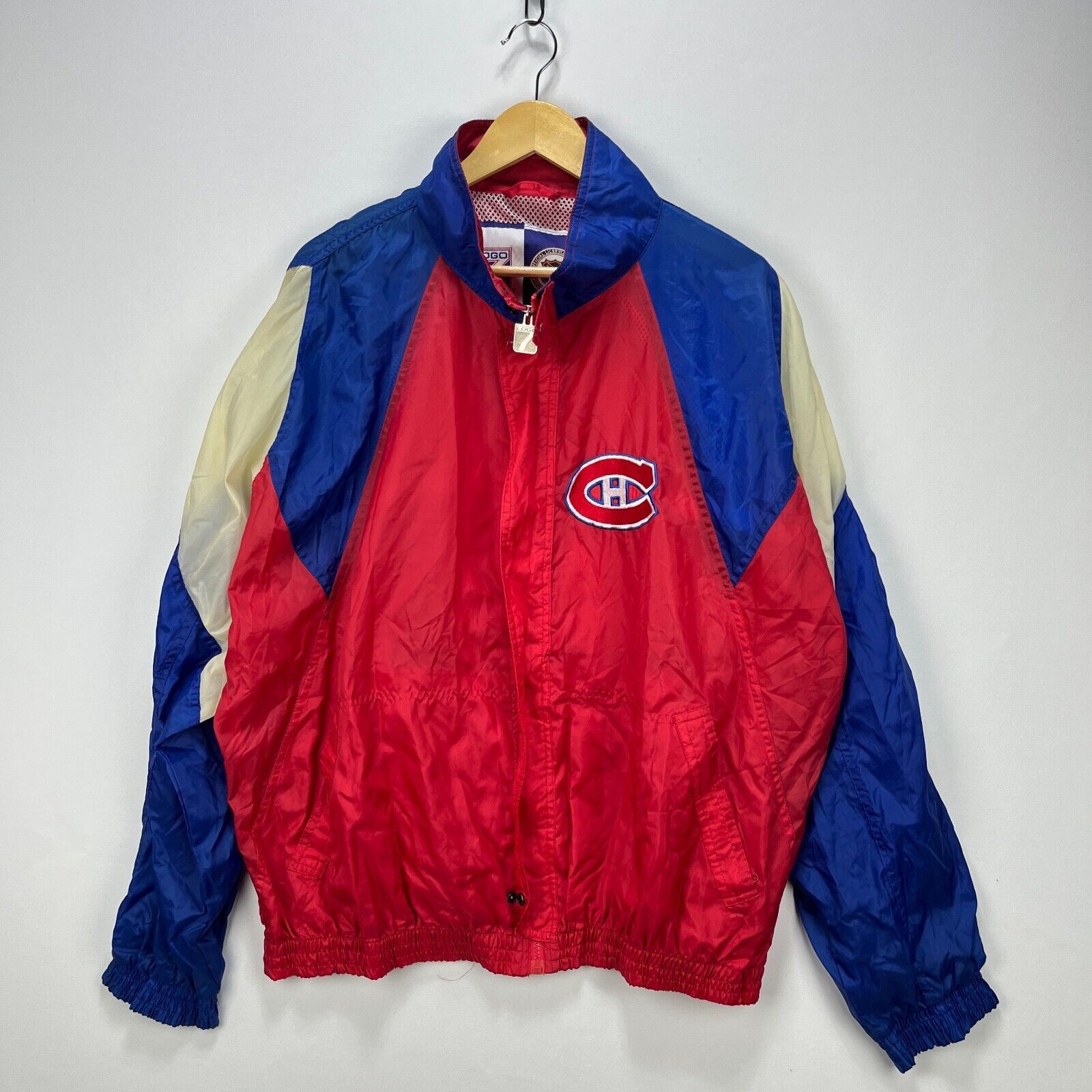Vintage 90s Montreal Canadiens Habs NHL Logo 7 Jacket XL