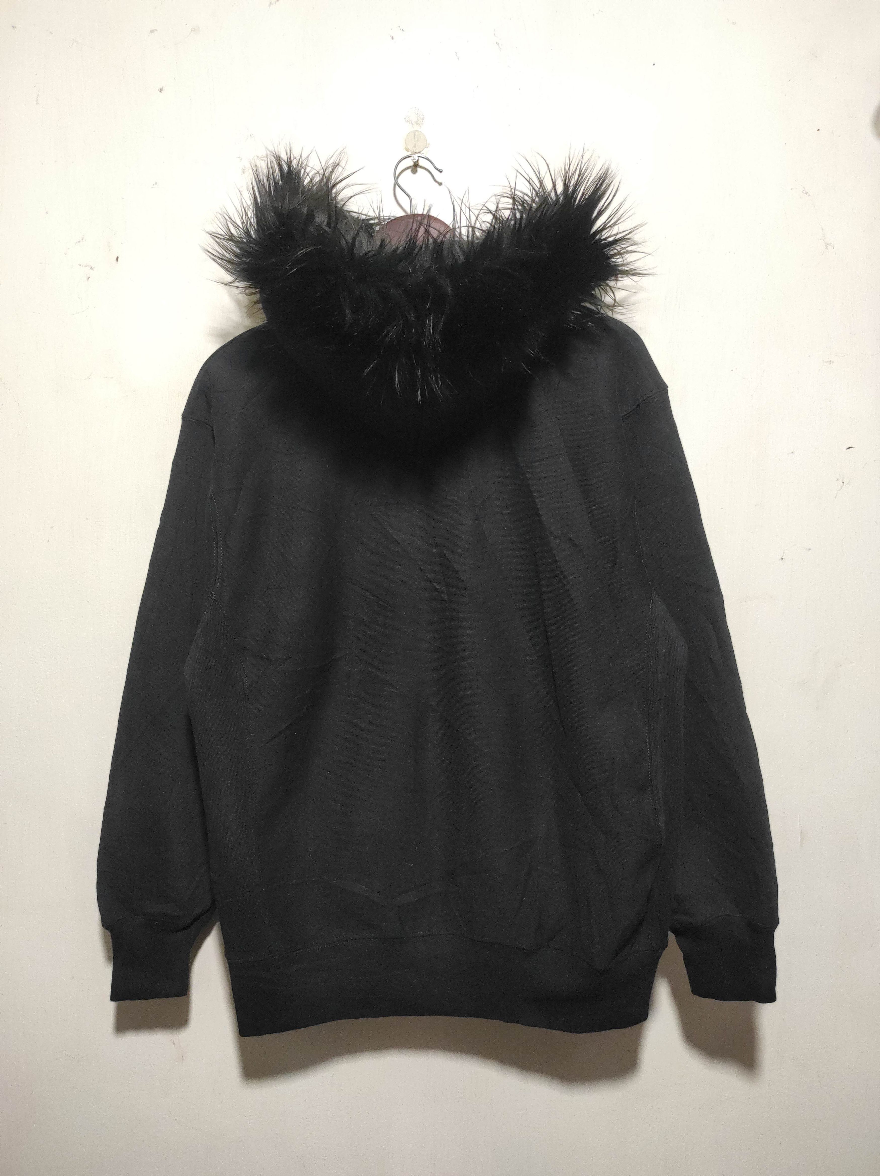 If Six Was Nine United Athle Black Double Zip Fur Hoodie IfSixWasNine style Size US L / EU 52-54 / 3 - 12 Thumbnail