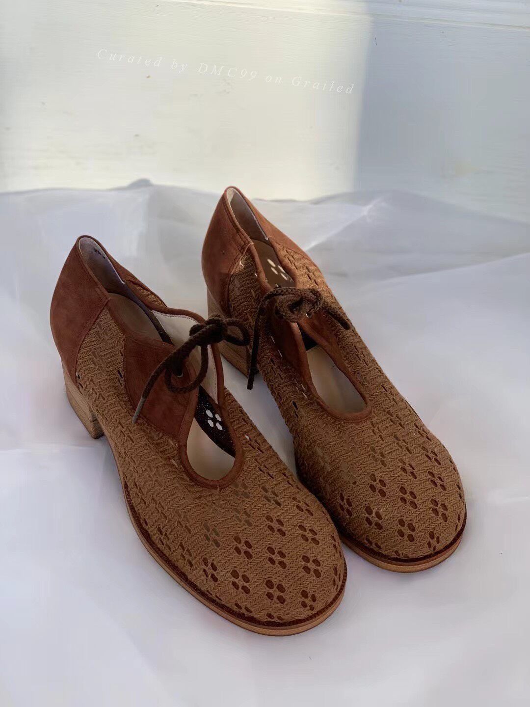 Kenzo Kenzo Vintage Cutout Leather Shoes Size US 5.5 / IT 35.5 - 1 Thumbnail