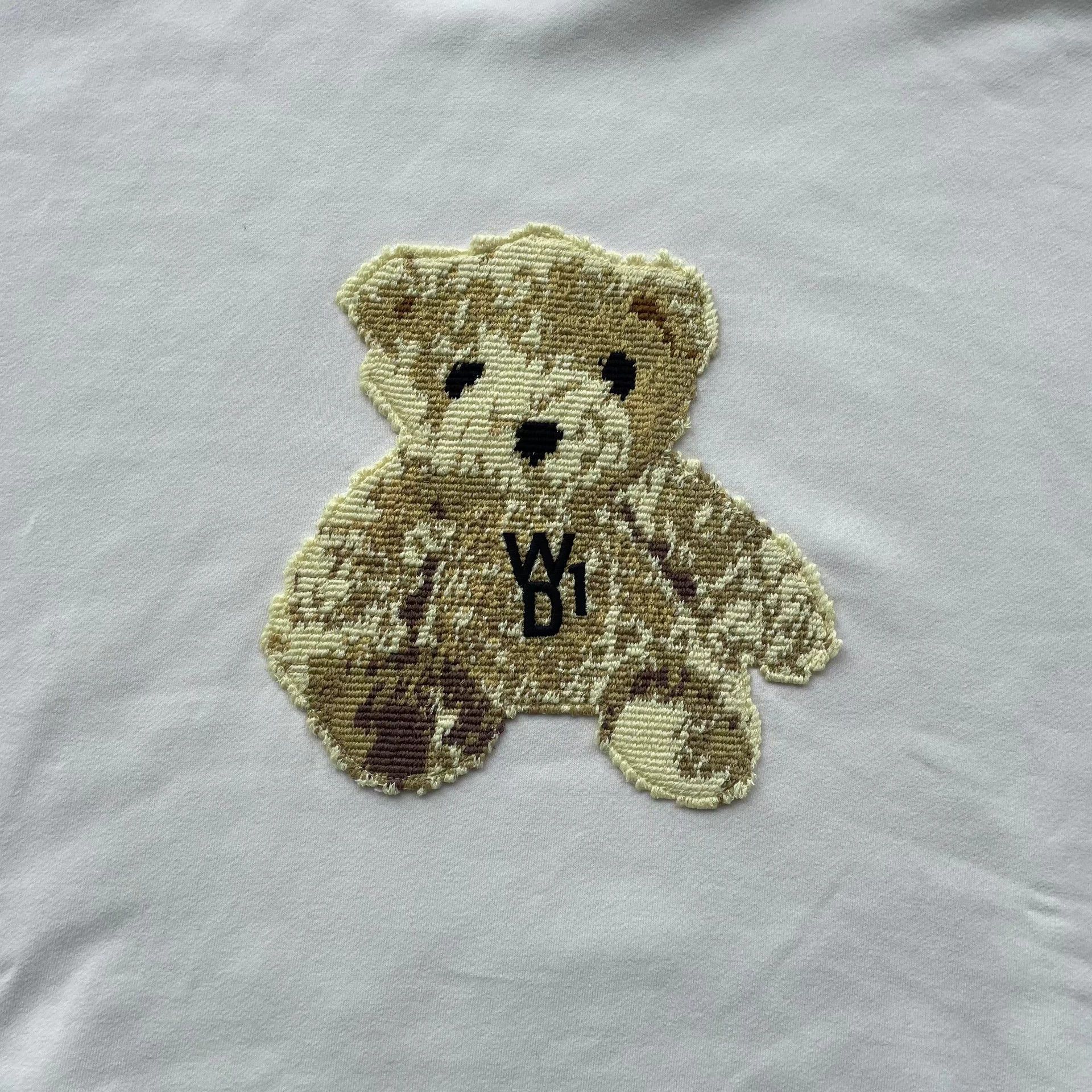 WE11DONE We11done Teddy Bear Black Hoodie M Size M / US 6-8 / IT 42-44 - 3 Thumbnail