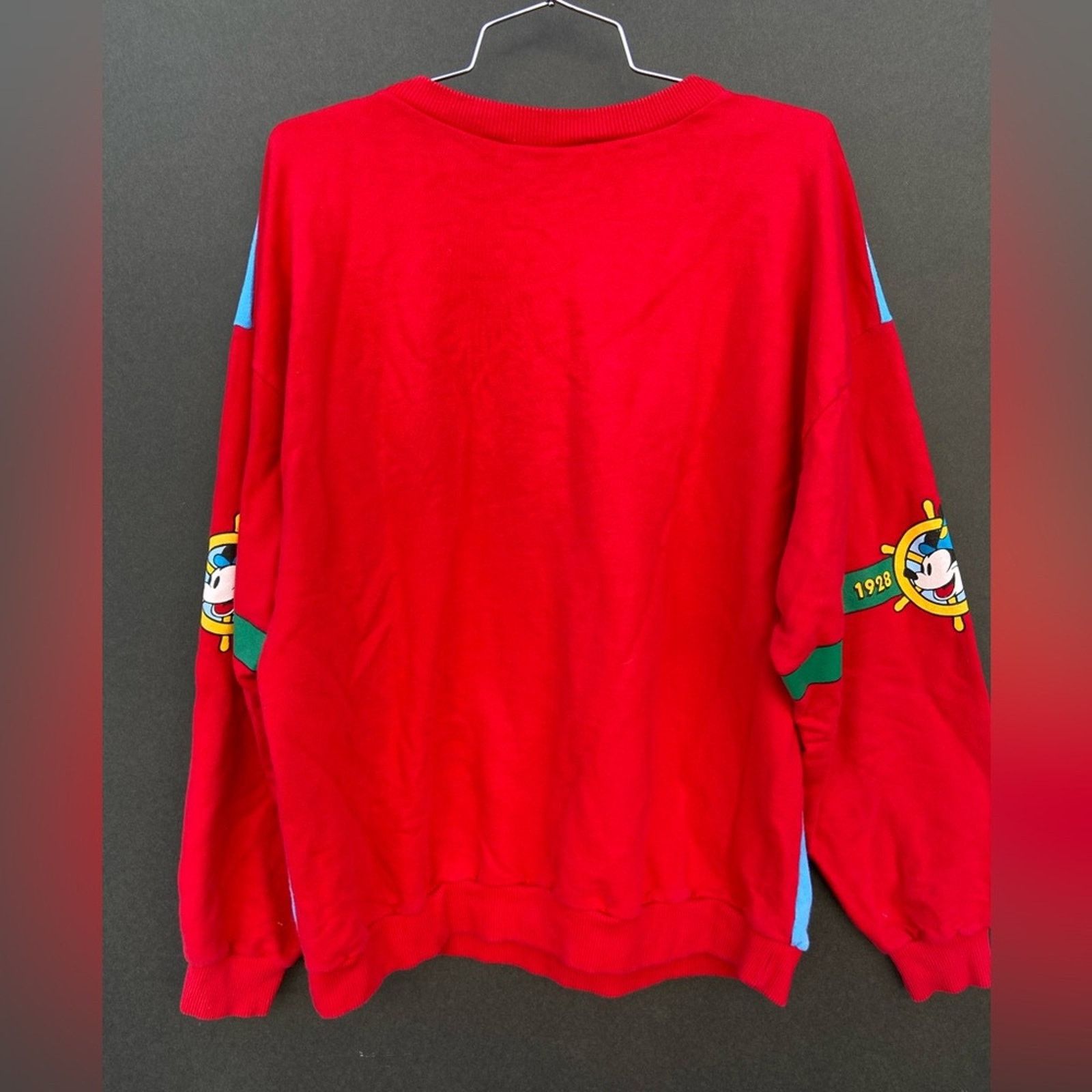 Mickey & Co. VTG Steamboat Willie Mickey Mouse sweatshirt Size L / US 10 / IT 46 - 5 Thumbnail