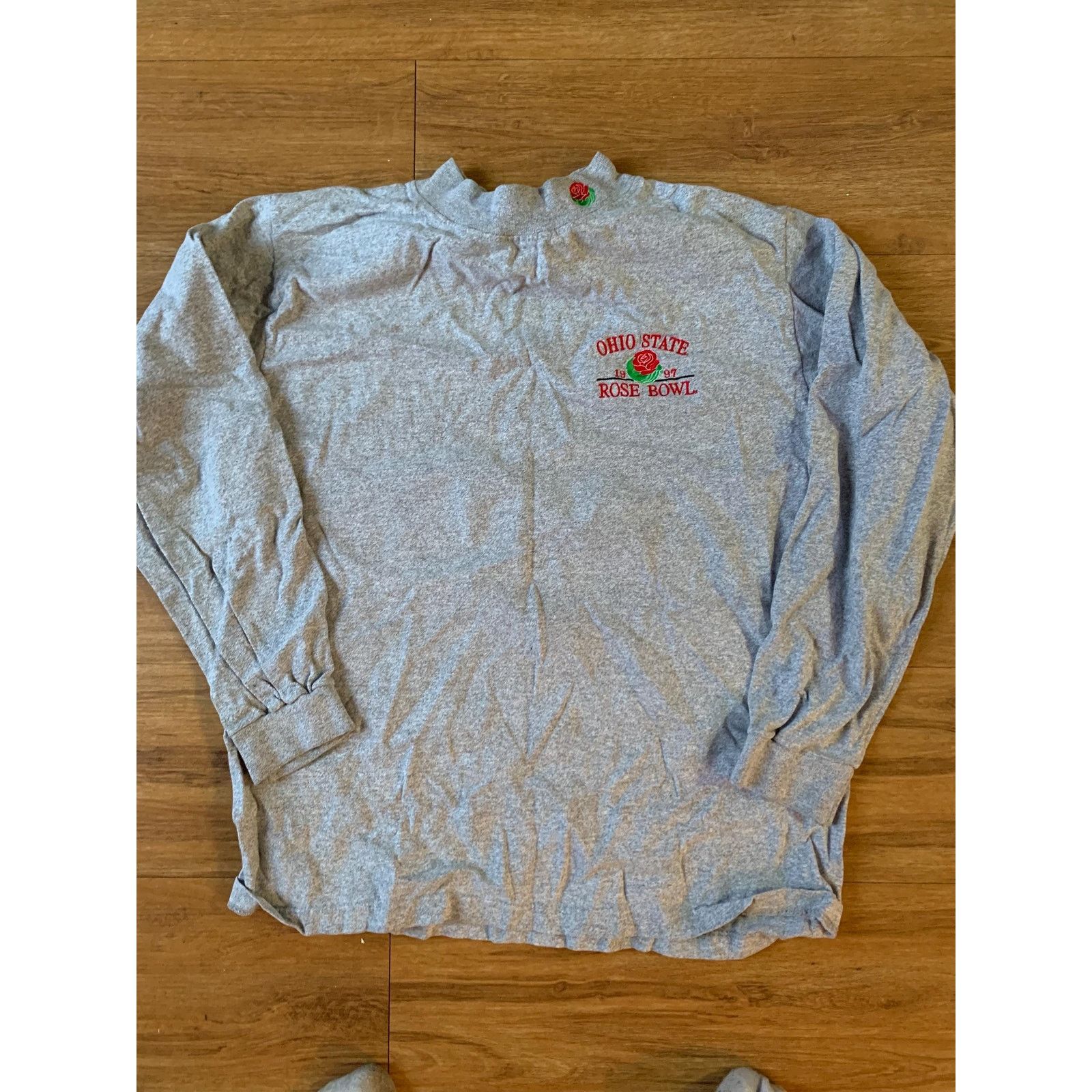 Cotton Traders Vintage Ohio state rose bowl Sweatshirt size large 1990s 80s Size US L / EU 52-54 / 3 - 1 Thumbnail