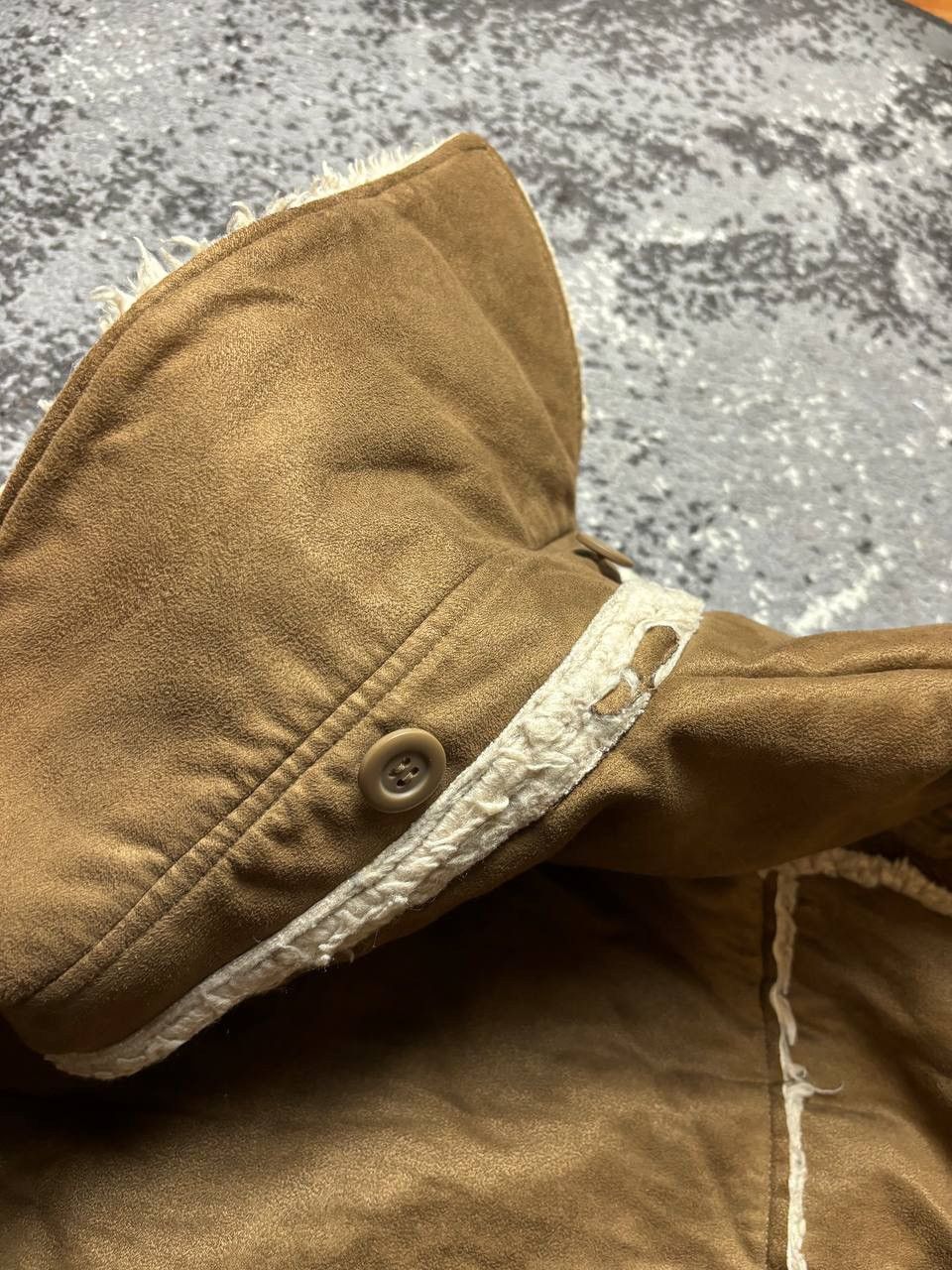 Vintage Vintage Y2K Suede Leather Fur Collar Avantgarde Man Jacket Size US M / EU 48-50 / 2 - 8 Thumbnail