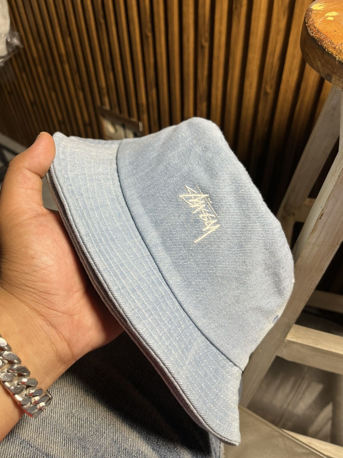 Stussy Stussy contrast stitch bucket hat Size ONE SIZE - 1 Thumbnail