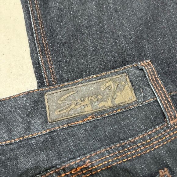 Seven 7 Seven7 For All Man Kind Women’s Indigo Bootcut Jeans Sz 10 Size 28" / US 6 / IT 42 - 5 Thumbnail