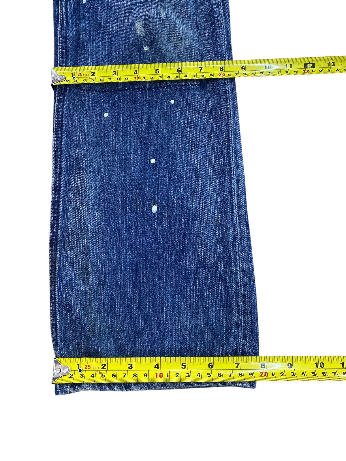 Japanese Brand Japanese Brand Distressed Paint Splanter Jeans Size US 33 - 6 Thumbnail