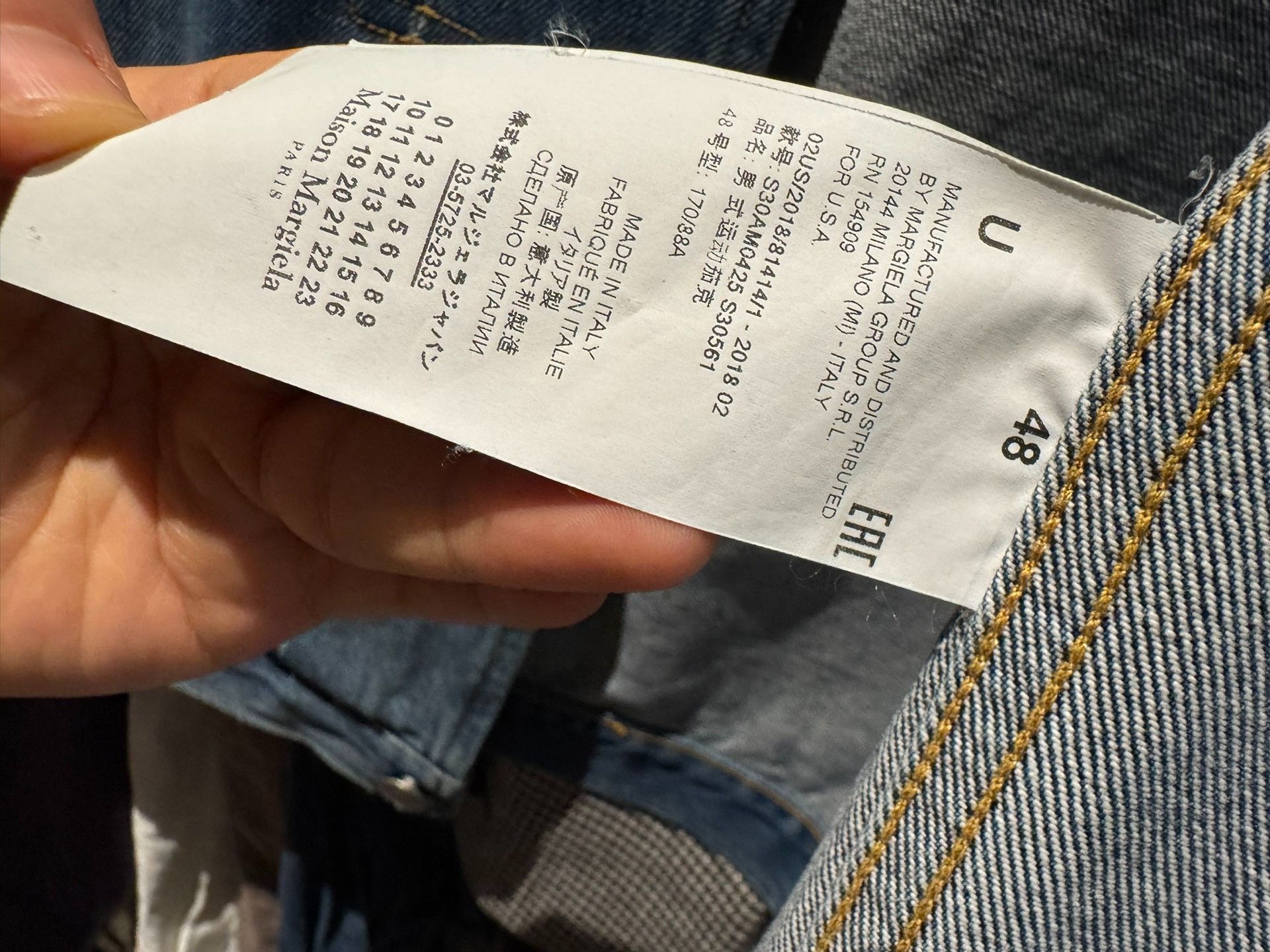 Maison Margiela Maison Margiela Line destruction to make old denim jackets Size US M / EU 48-50 / 2 - 3 Thumbnail