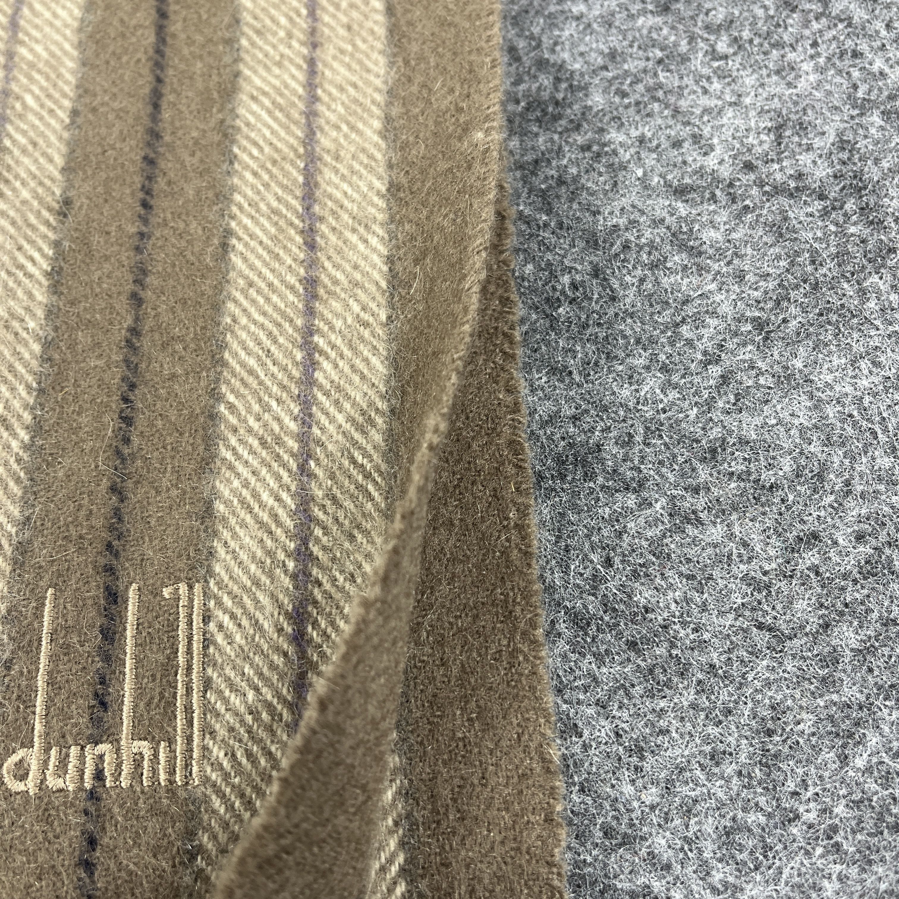 Alfred Dunhill × Vintage Dunhill Scarf / Muffler / Neckwear - T997 Size ONE SIZE - 7 Thumbnail